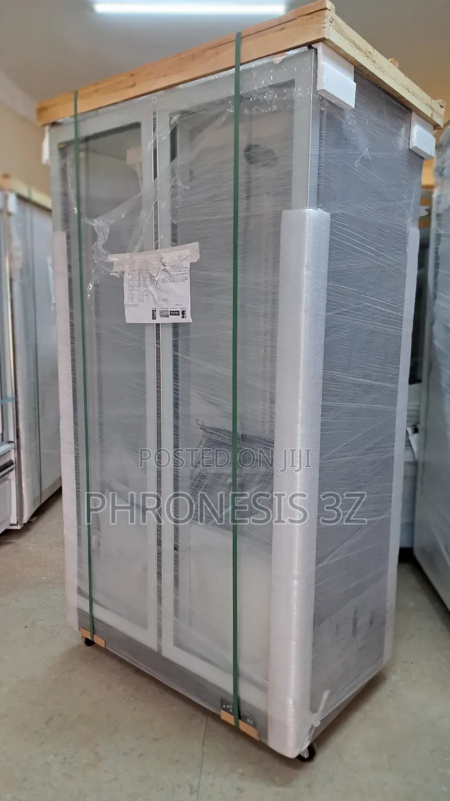 Double Door Inverter Chiller/Showcase Fridge - Gray
