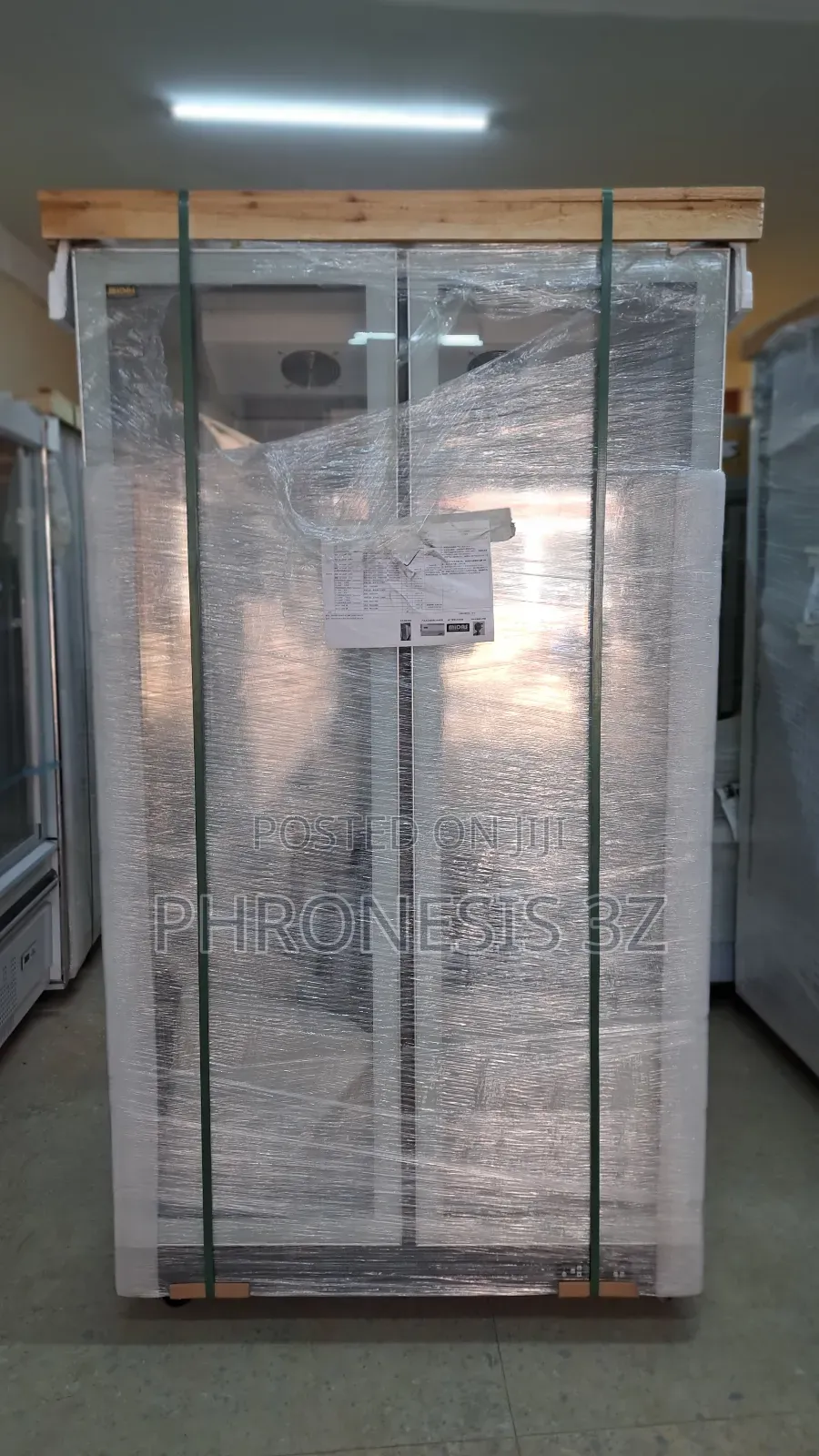 Double Door Inverter Chiller/Showcase Fridge - Gray