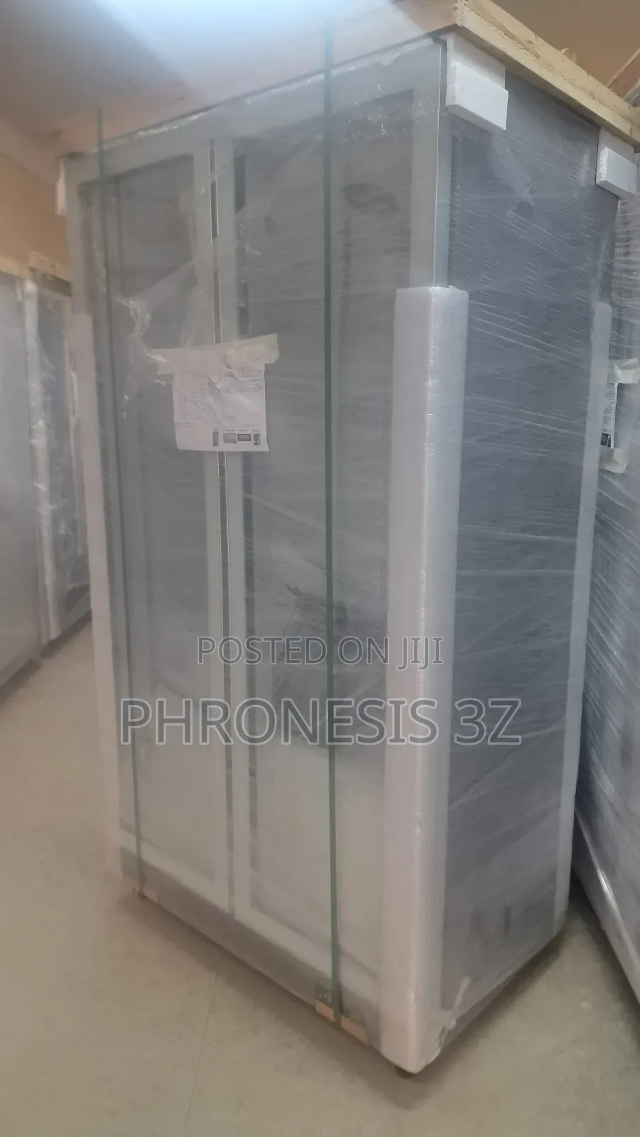 Double Door Inverter Chiller/Showcase Fridge - Gray