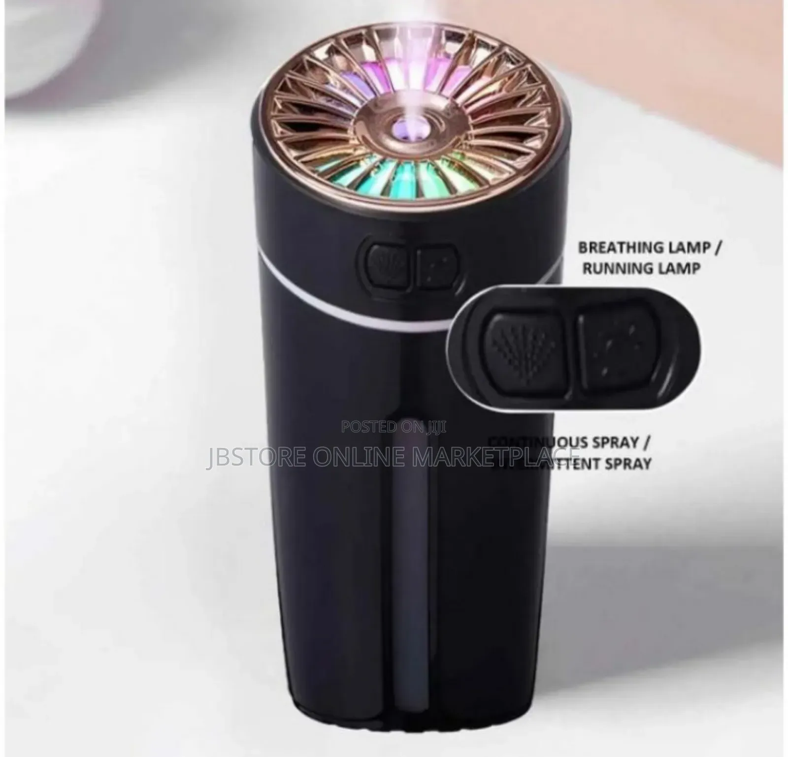 Portable Usb Air Freshener Humidifier Diffuser With Mist and Colorful