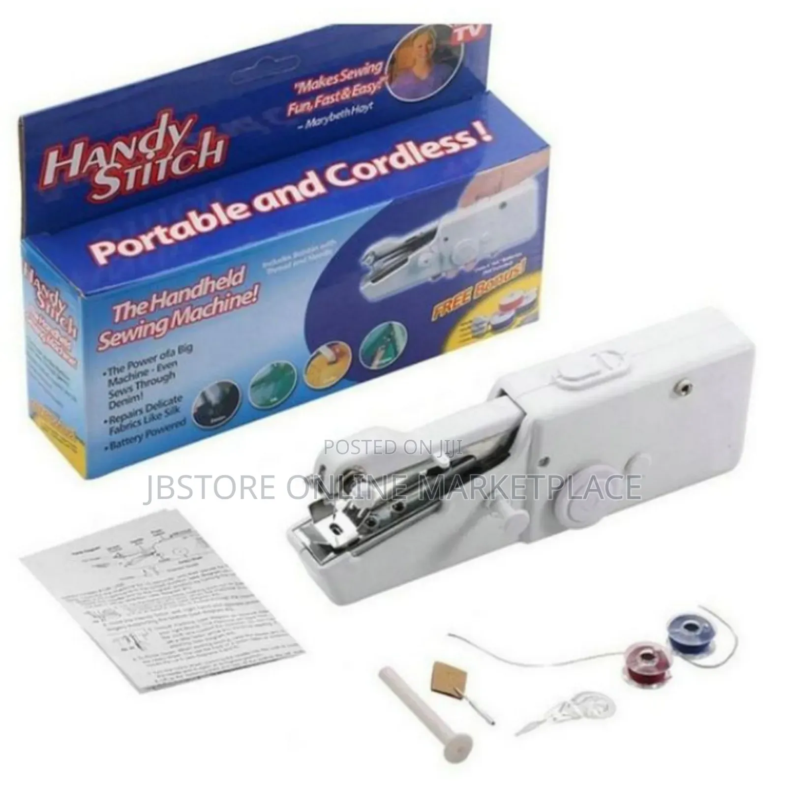 Portable Handy Stitch and Coldless Sewing Machine