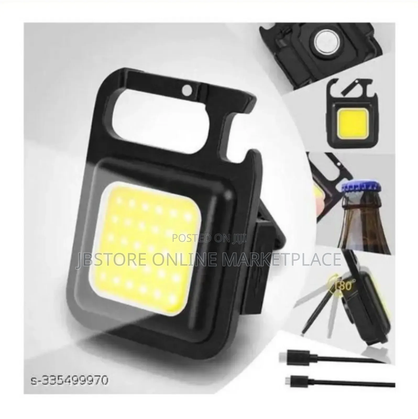 Rechargeable 5 in 1 Multi-Purpose Touch Light With Key Holder Opener