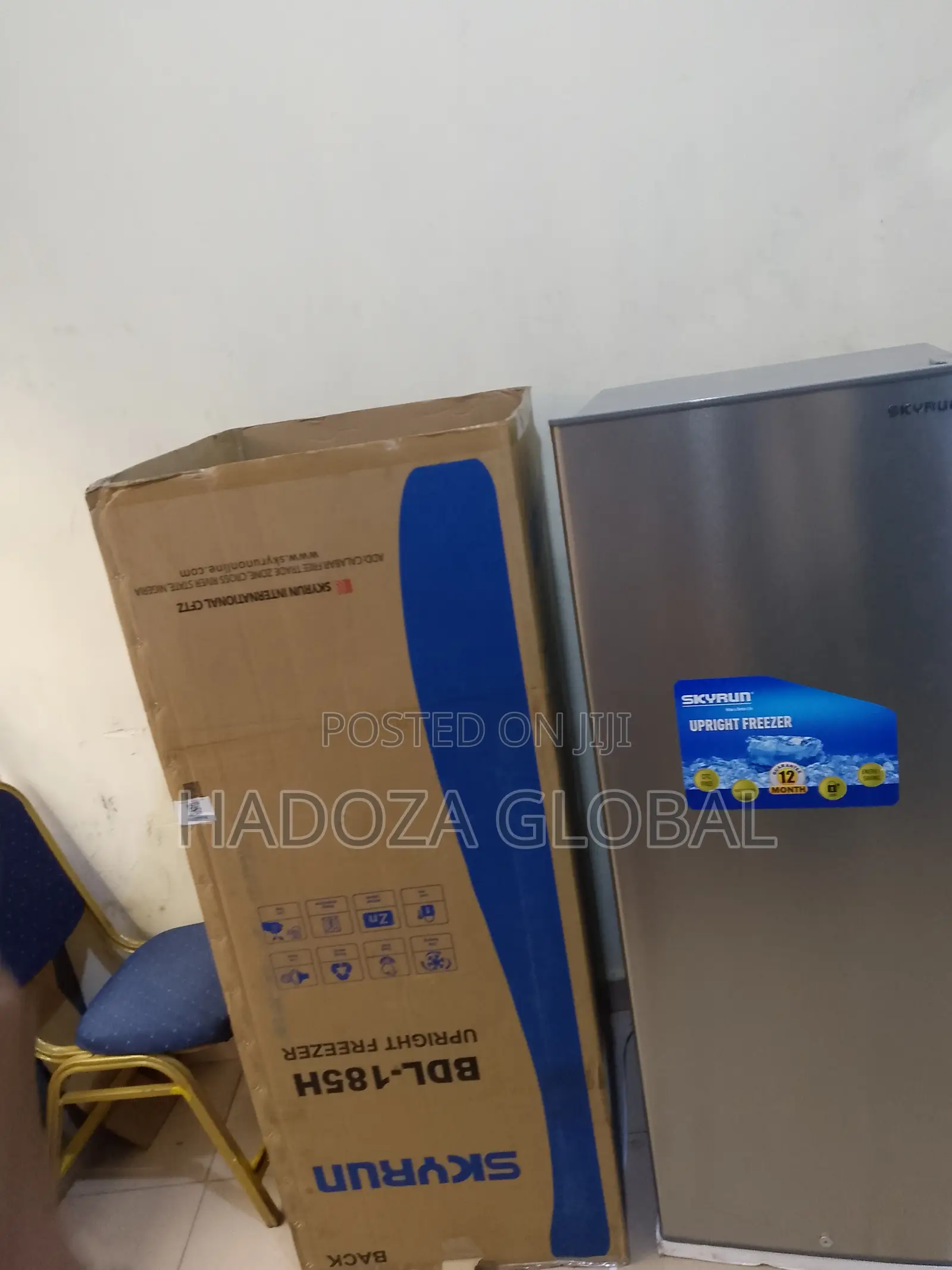 Skyrun 185l Vertical Storage Freezer