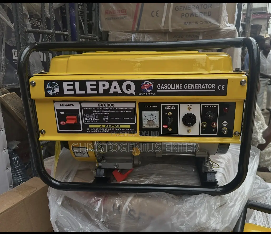 Sv6800 4.5kva Elepaq Generator