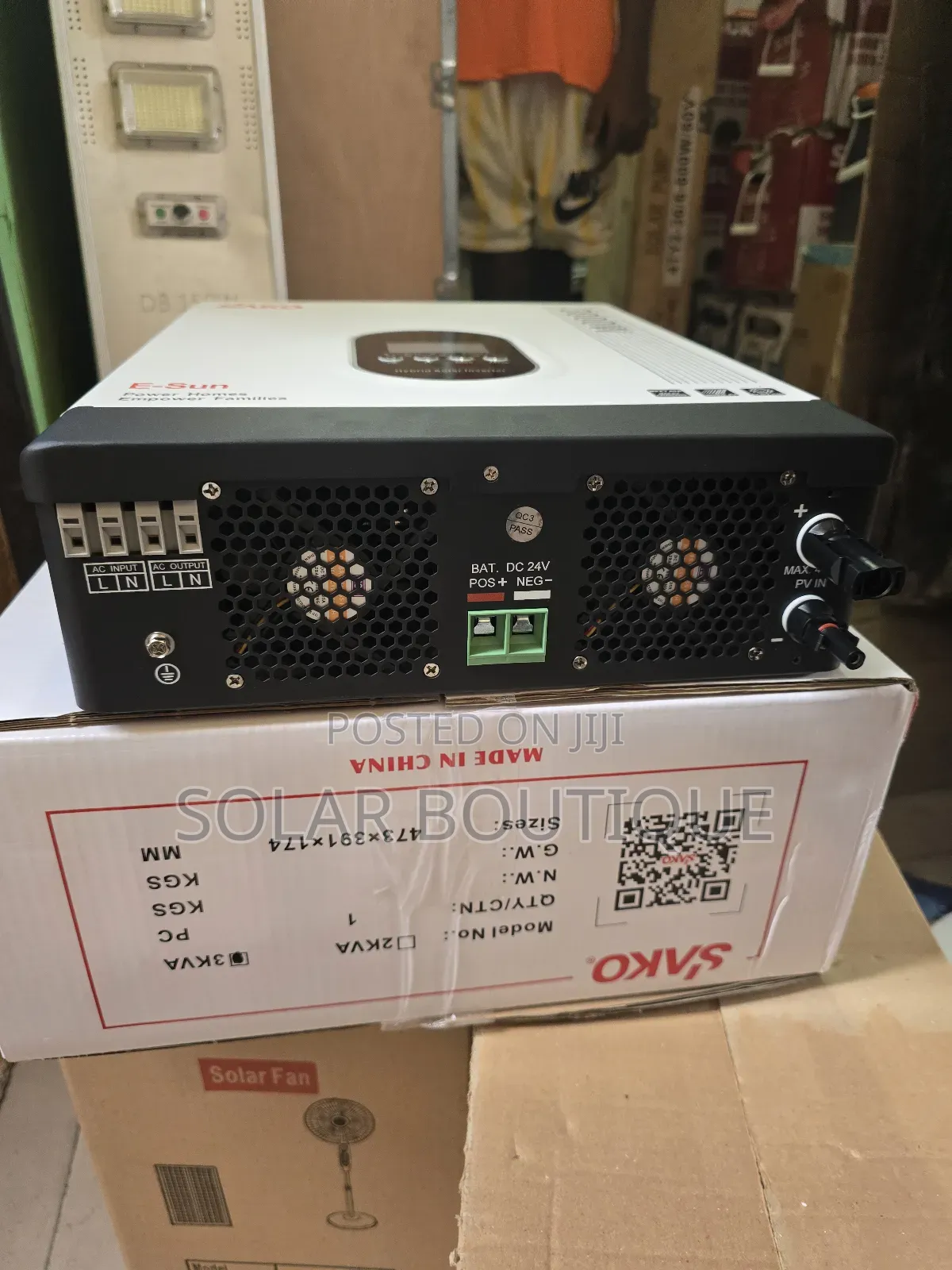 3kva 24v Sako Hybrid Inverter With 80a Inbuilt MPPT Controller