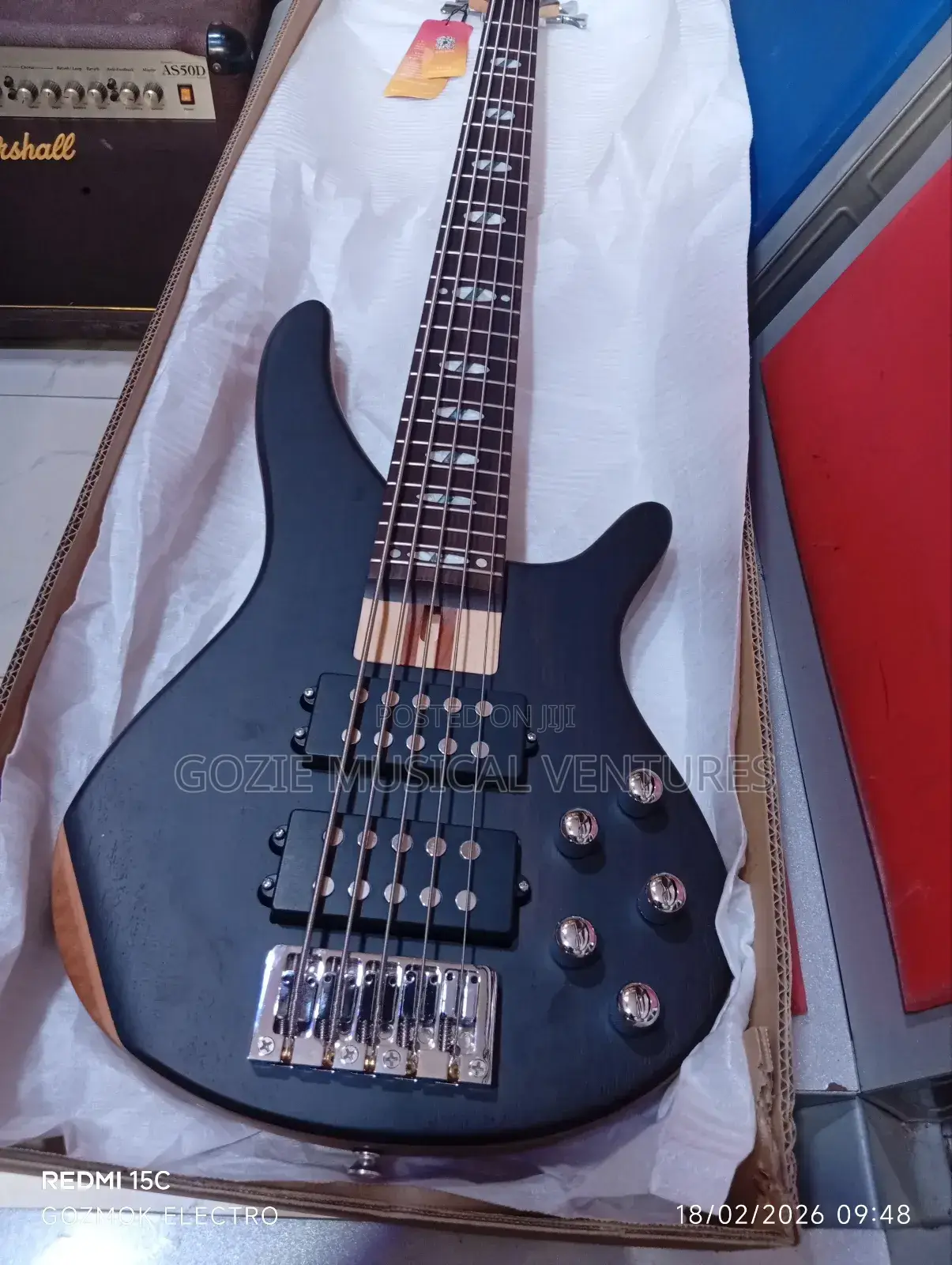 The Best Quality Bullfighter Five String Active Bass Guitar