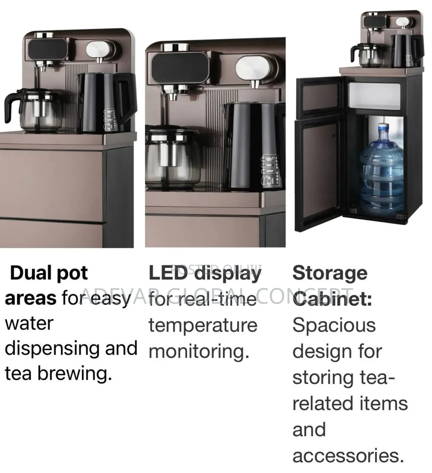 New Design Smart Touch Screen Water Dispenser Hot and Cold Water