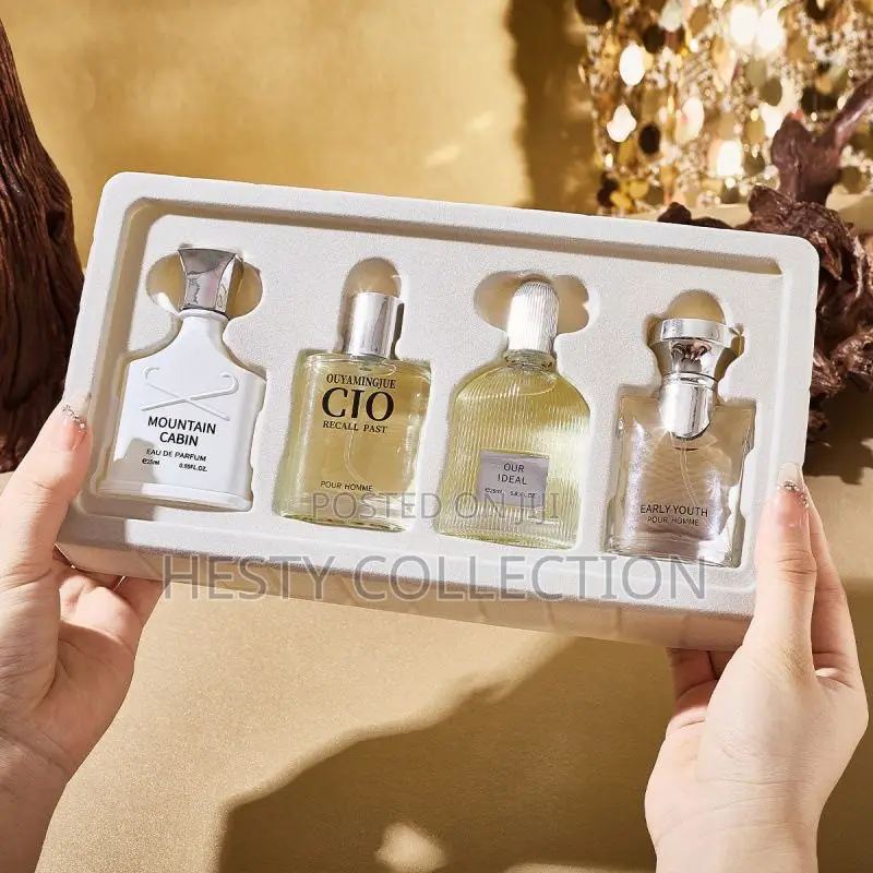 4 in 1 Perfume Valentine Birthday Christmas Gift Set for Him or Her