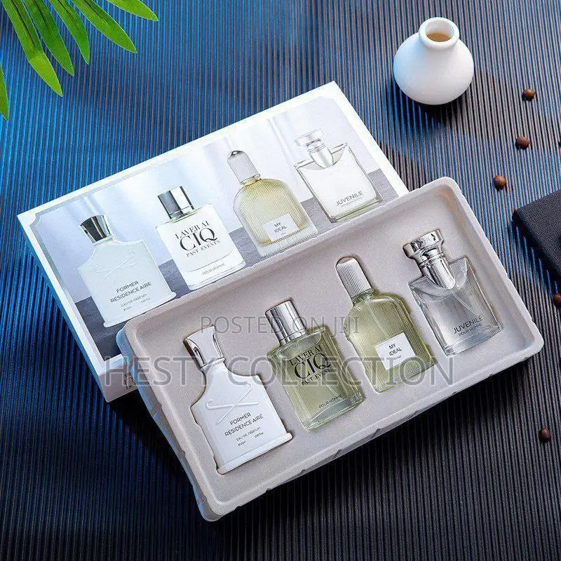 4 in 1 Perfume Valentine Birthday Christmas Gift Set for Him or Her