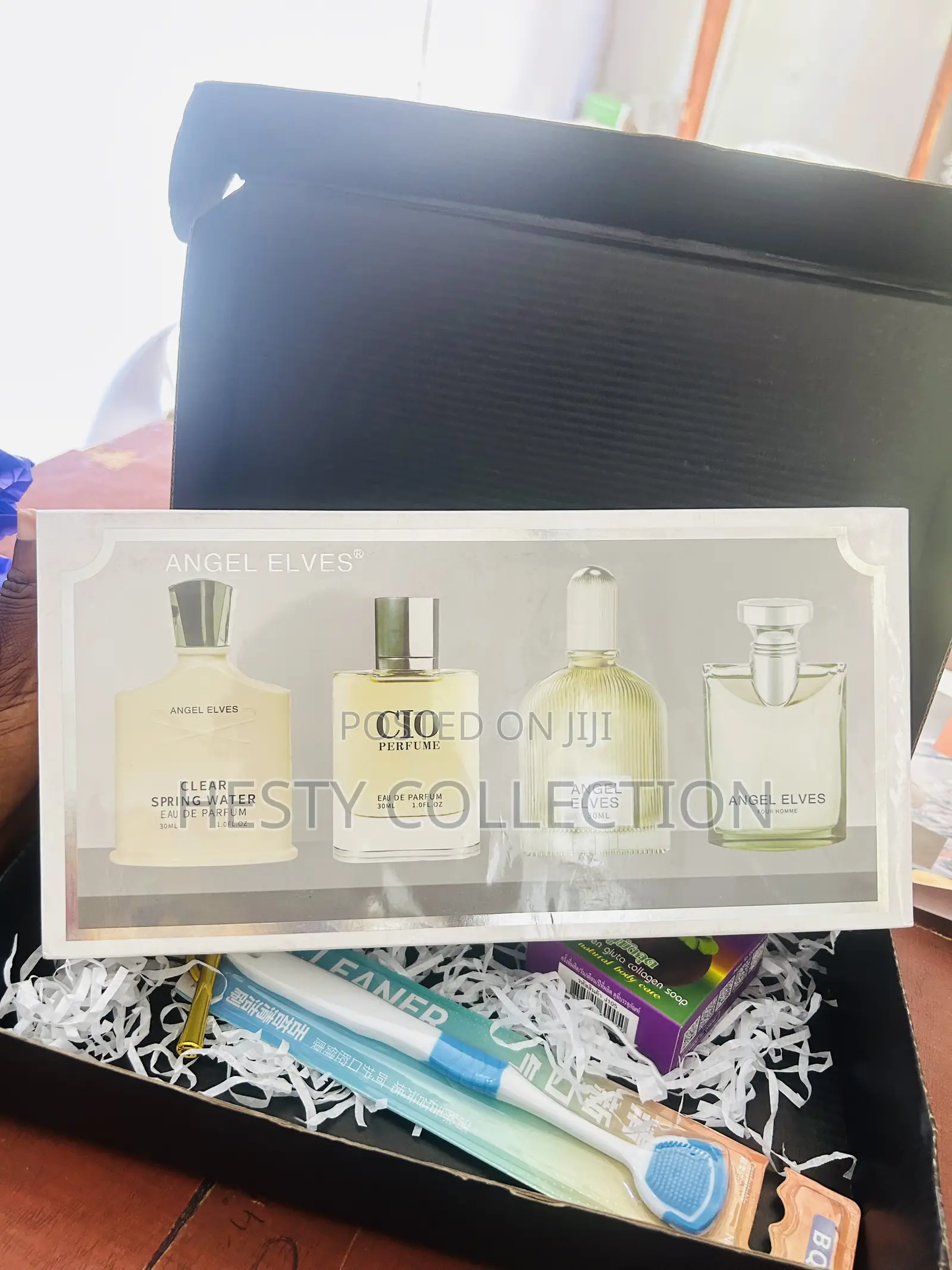 4 in 1 Perfume Valentine Birthday Christmas Gift Set for Him or Her