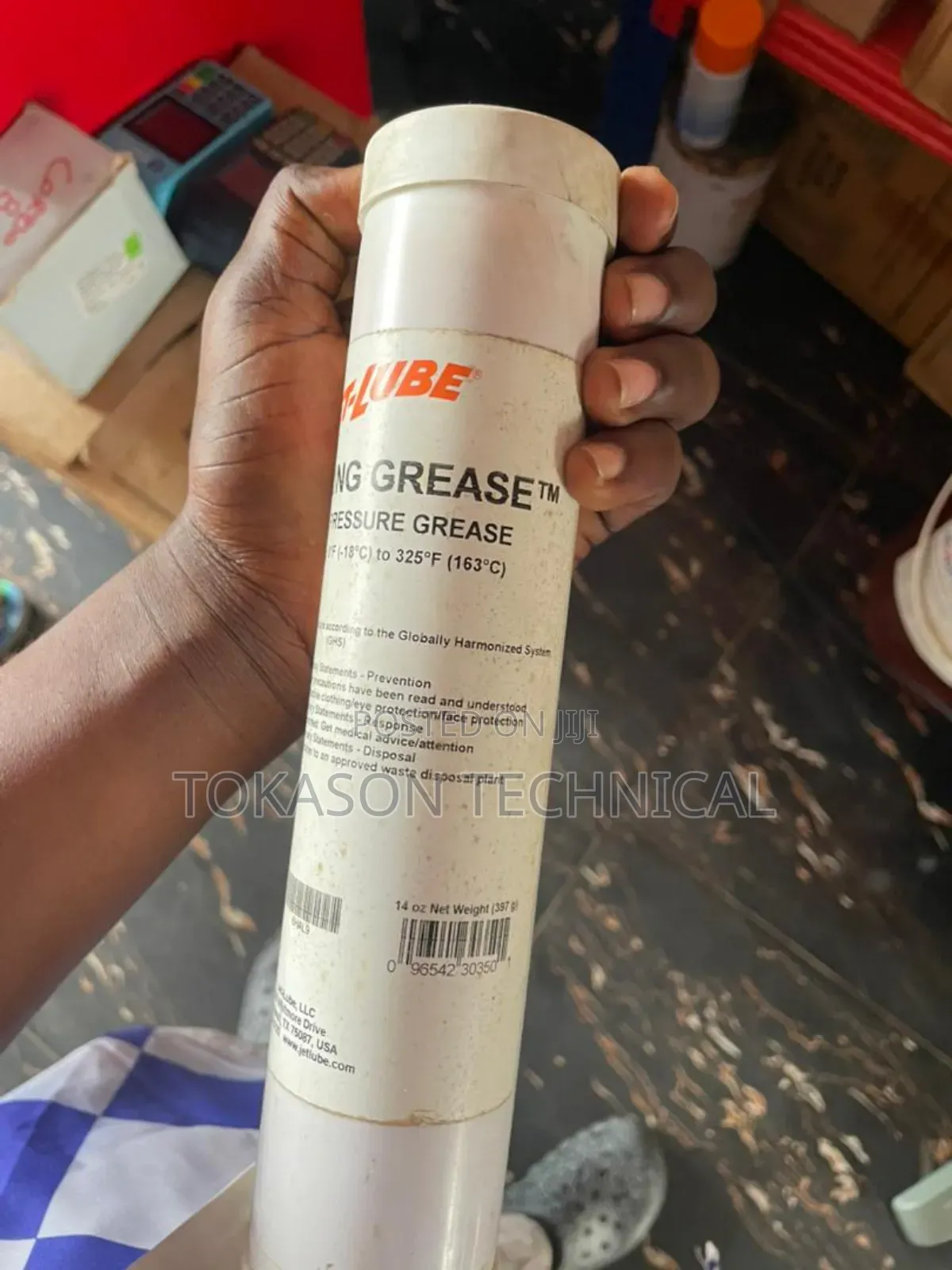 14 Oz Cartridge of Jet-Lube Ep Bearing Grease