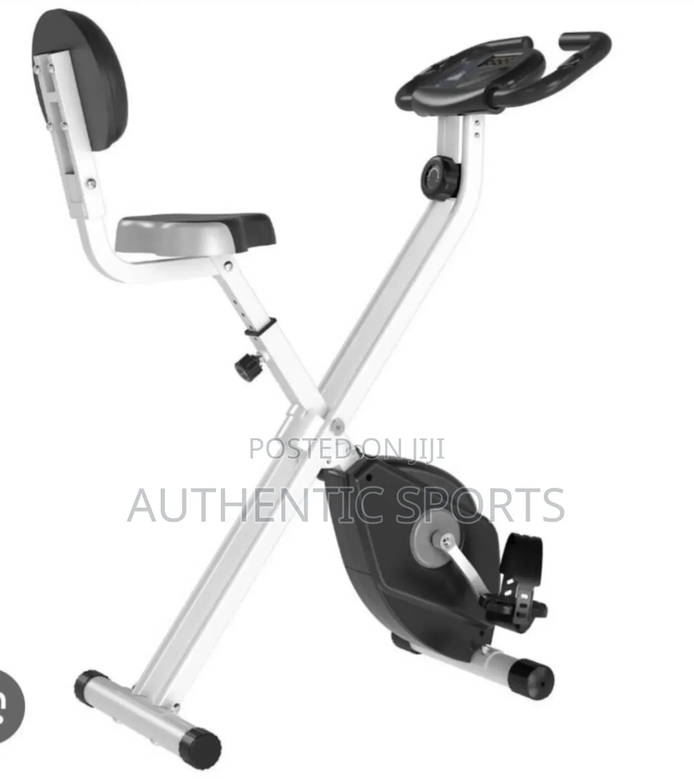 Foldable Exercise X-bike With Lcd Counter
