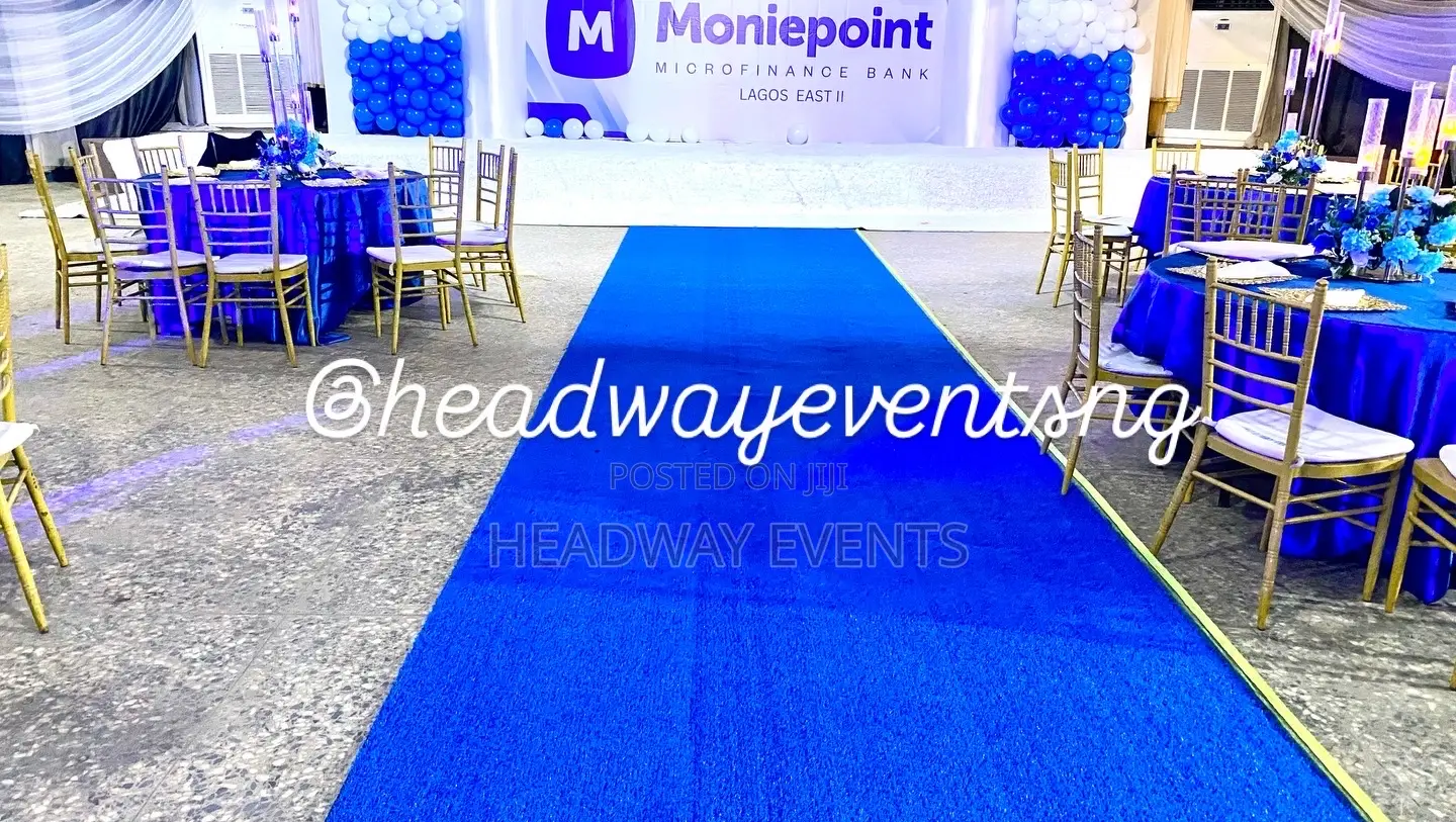 Corporate Event Decoration Setup for Moniepoint MFB