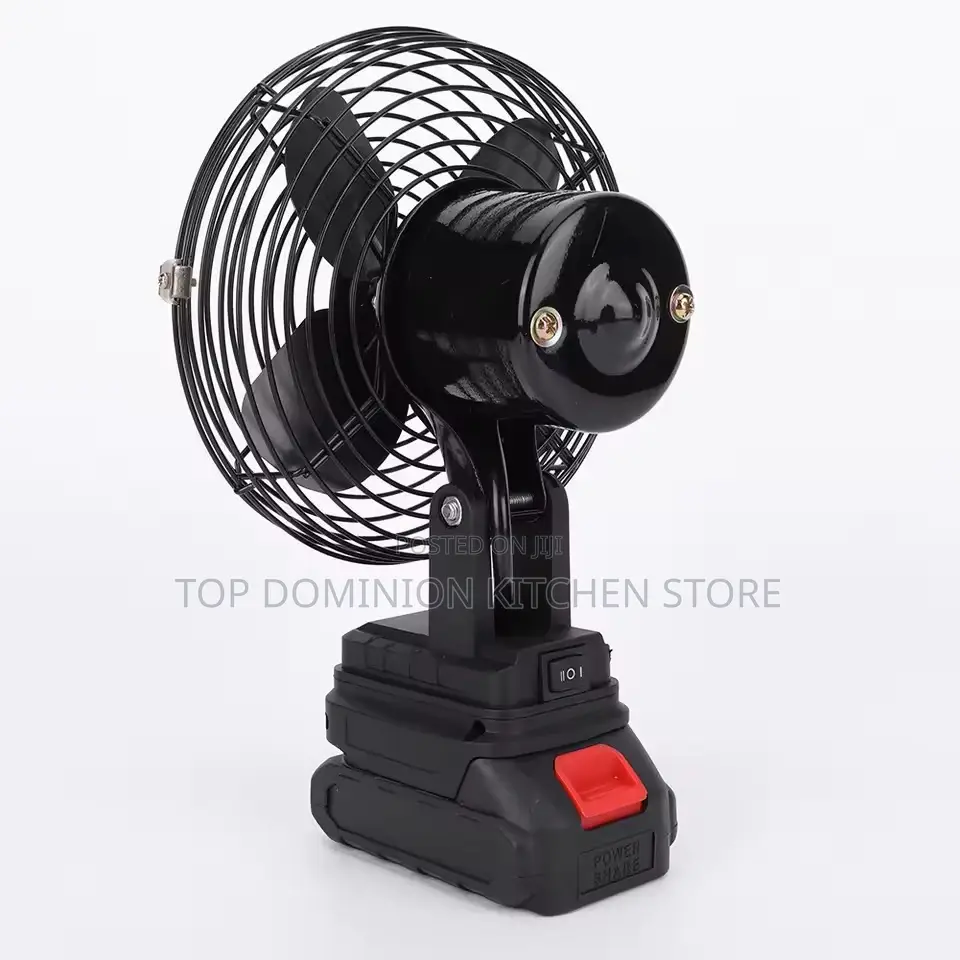High Power Electric Fan Rechargeable Portable Camping Fan 2 Speed