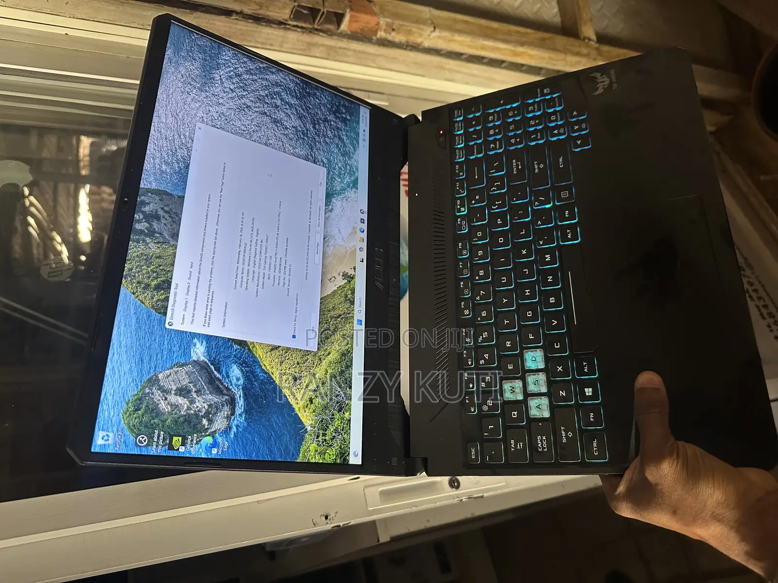 Laptop Asus TUF Gaming A15 16GB Intel Core I7 SSD 512GB