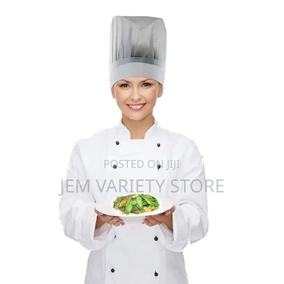 20pcs White Disposable Non Woven Chef