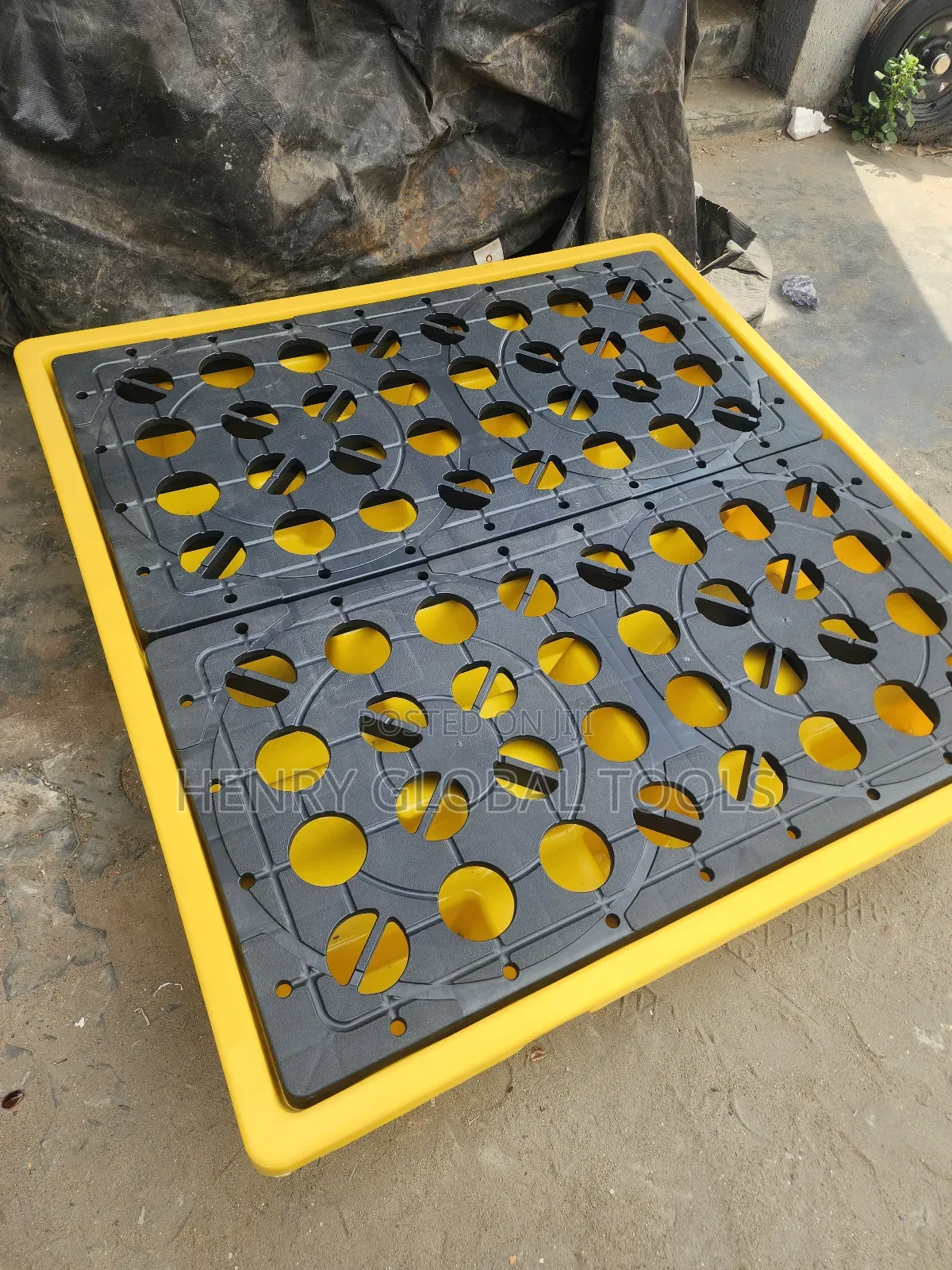 4drum Oil Steel Pallet