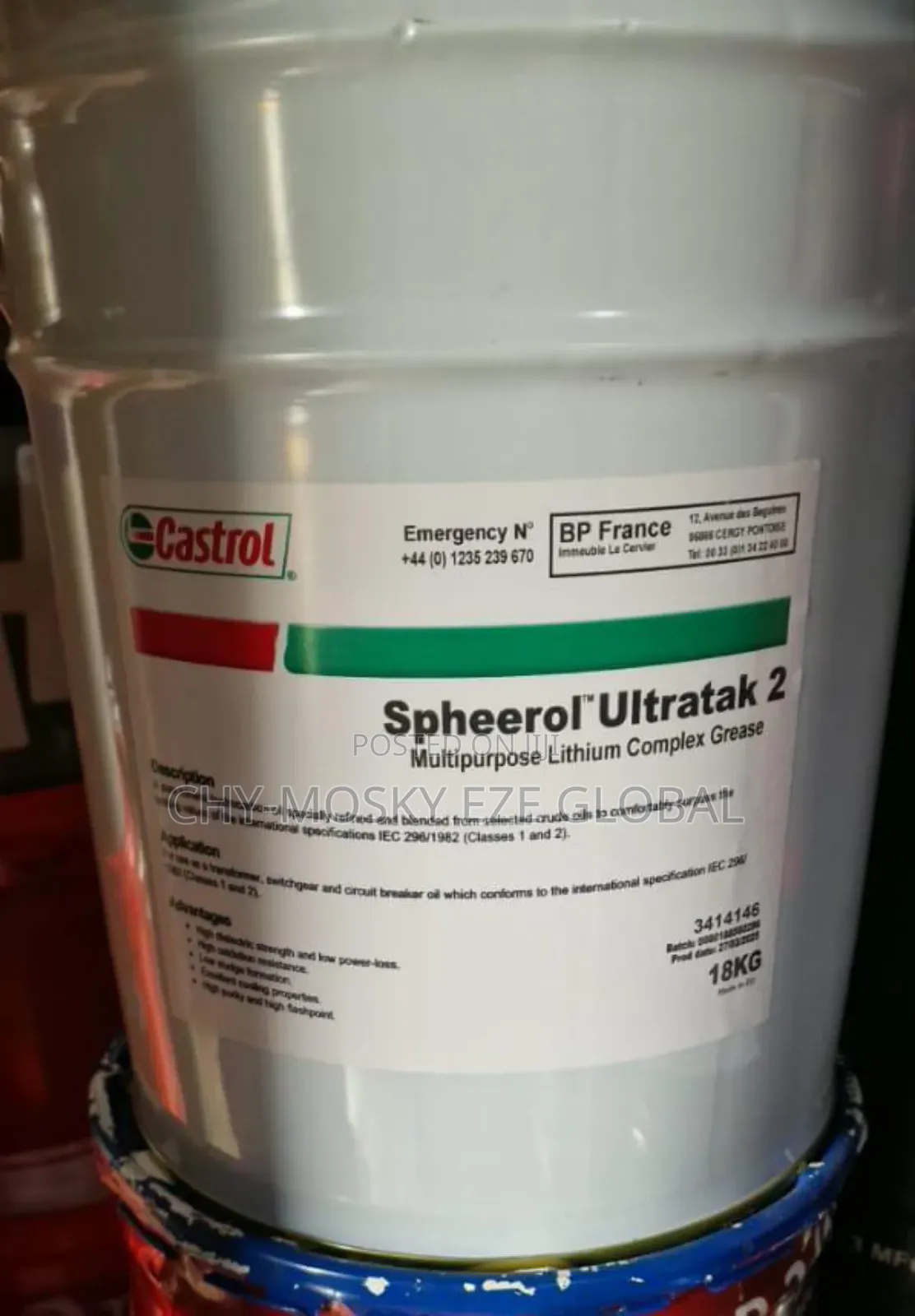 Castrol Spheerol Ultratak 2 (18kg)
