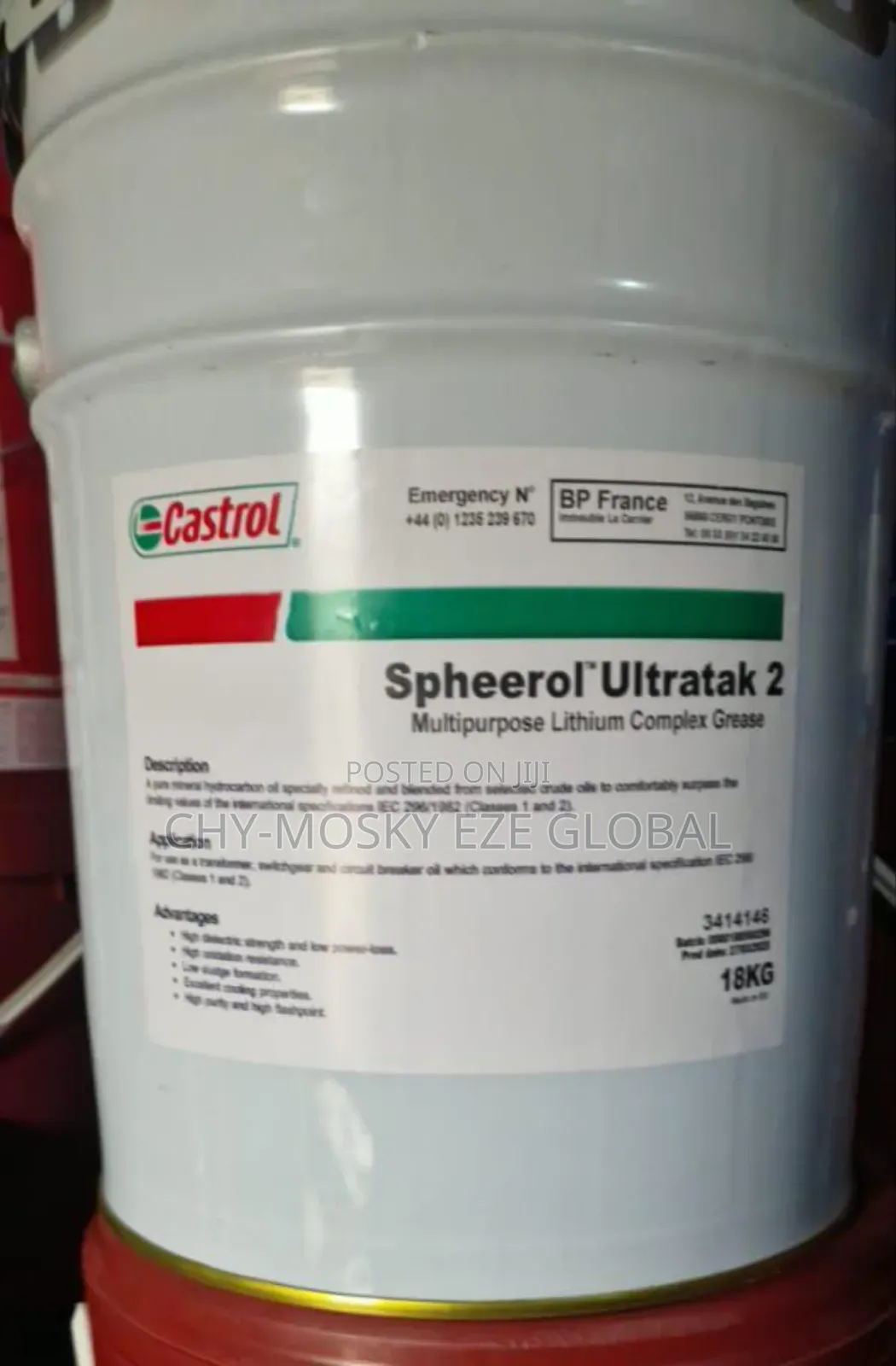 Castrol Spheerol Ultratak 2 (18kg)
