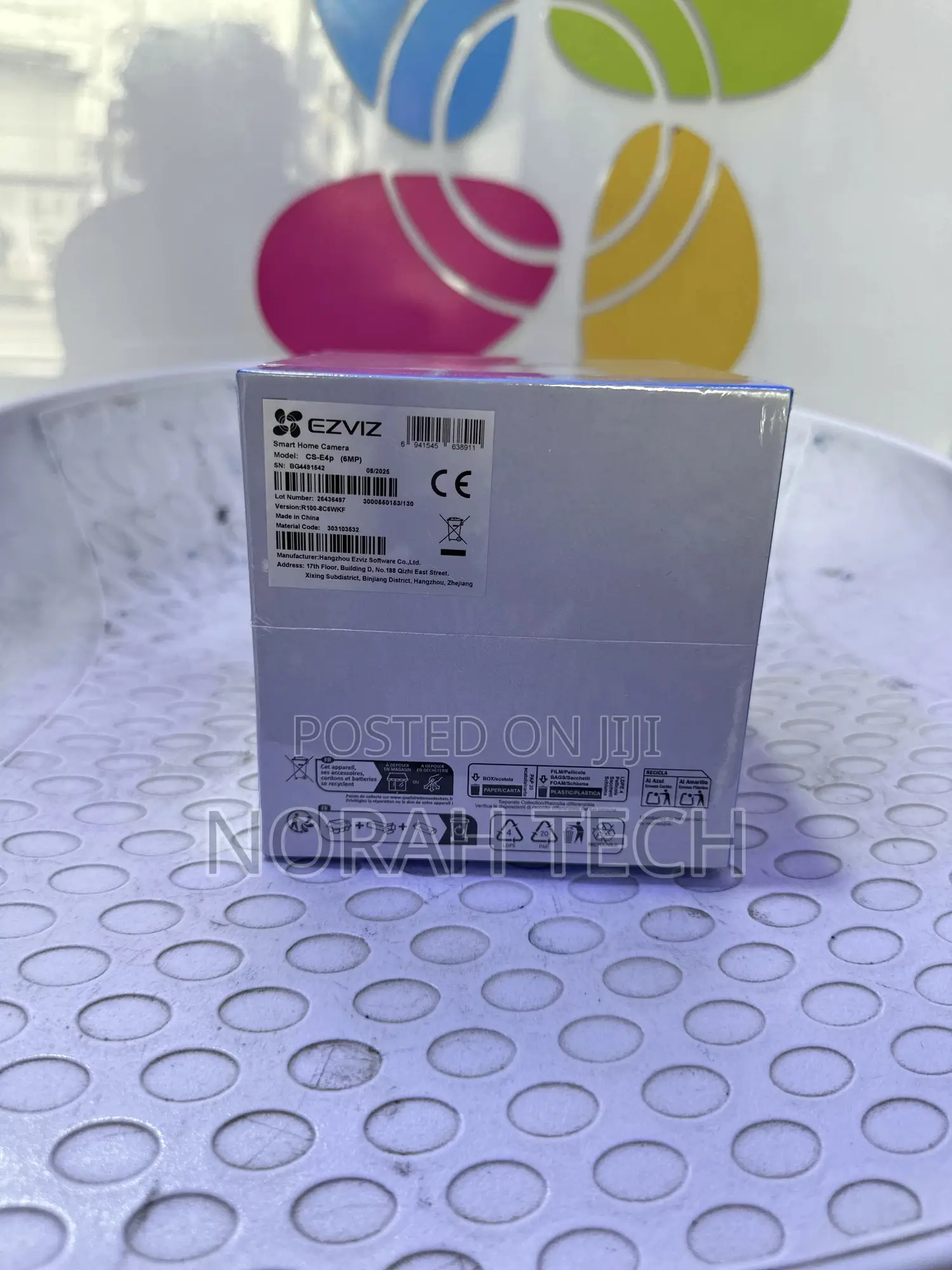 Ezviz Cs-E4p Panoramic Fisheye Indoor Camera