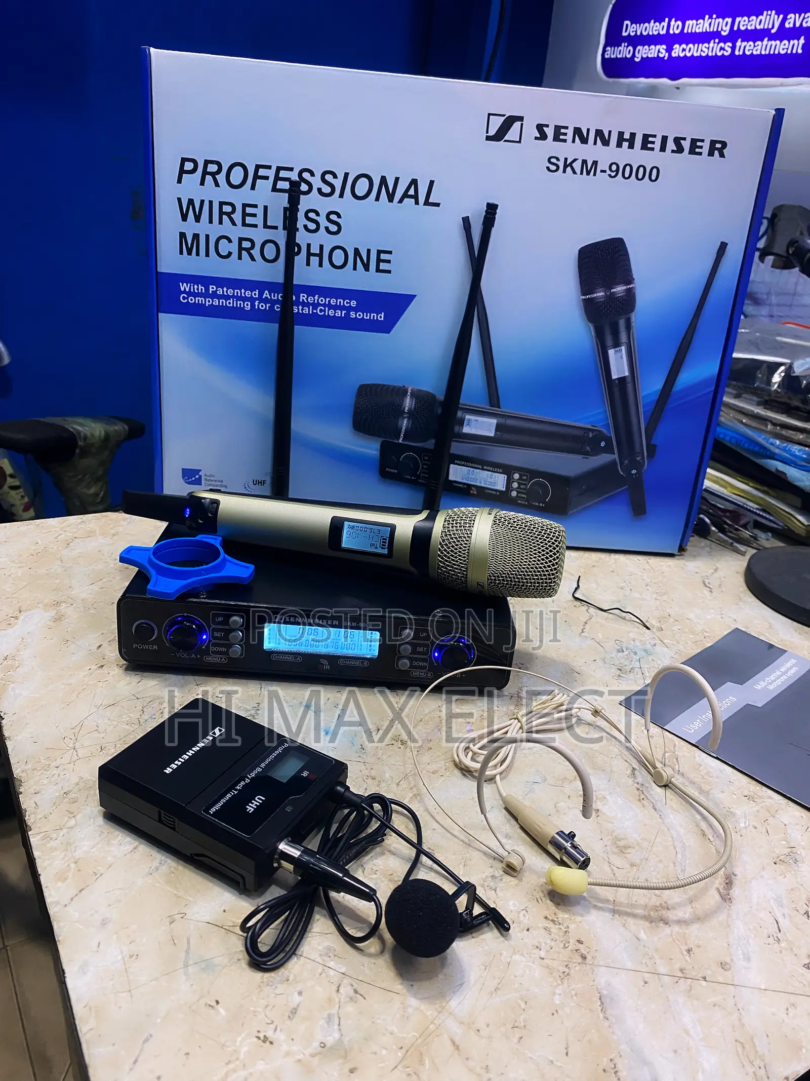 Sennheiser 9000 Head,Tie Handle Wireless Microphone