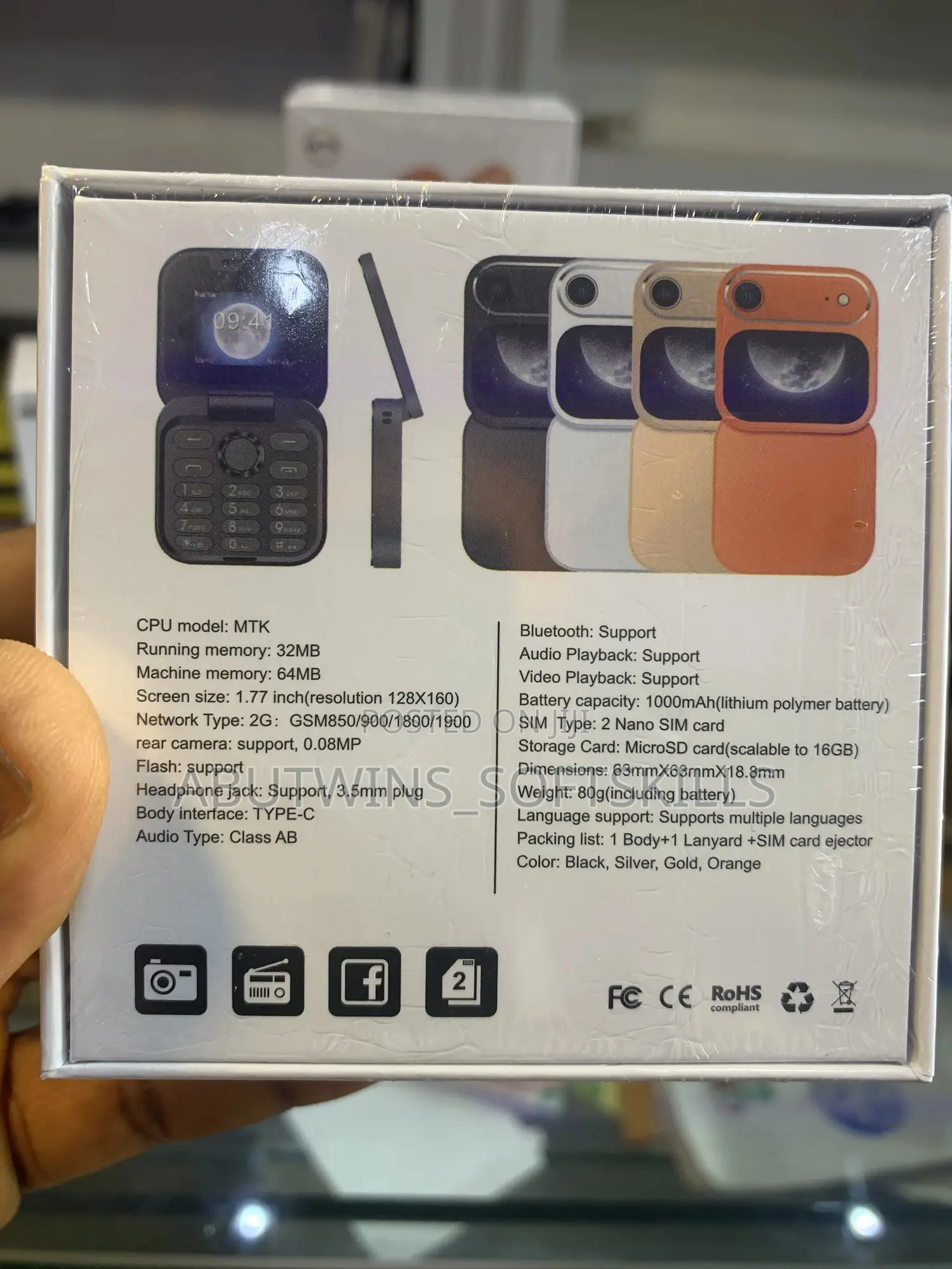 New Apple iPhone X 64 GB Orange