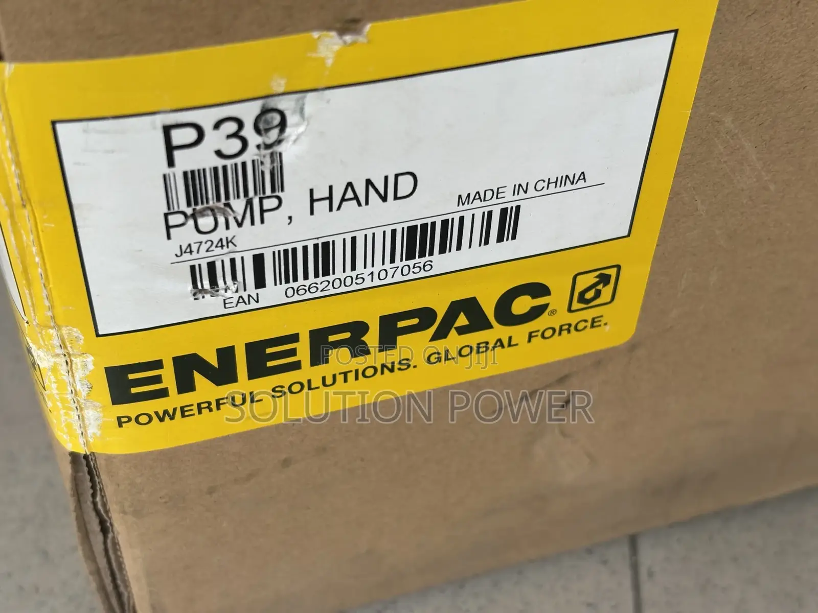 P39 Enerpac Pump
