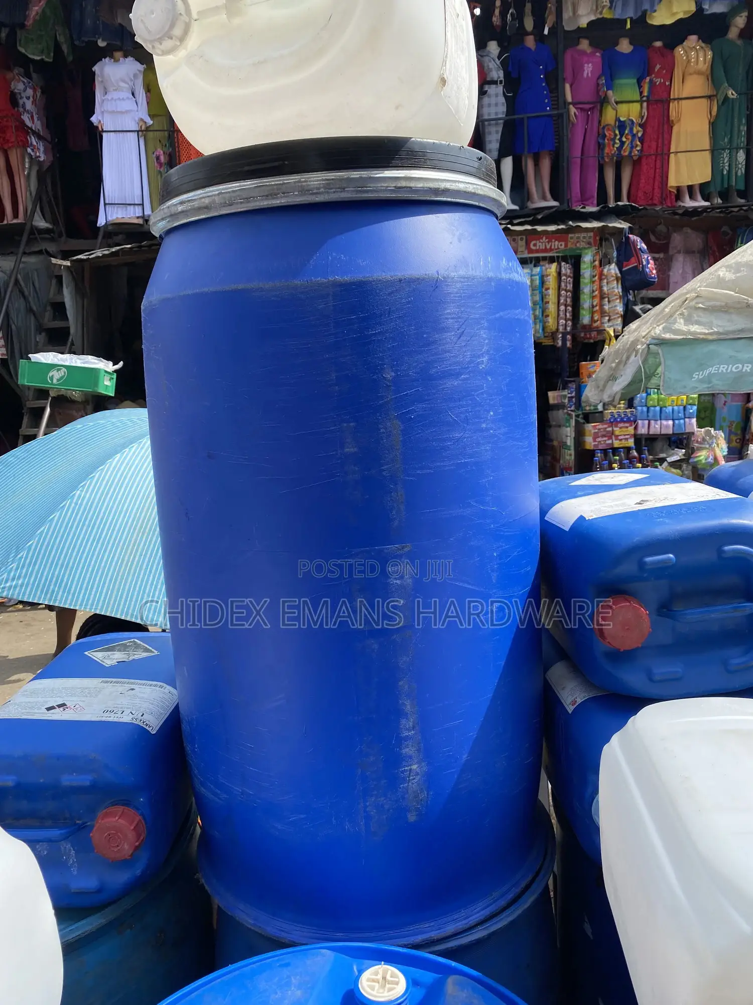 Blue Storage Drum