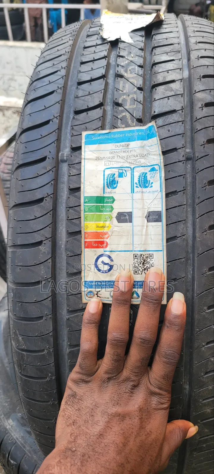 Dunlop Grandtrek Pt5 - 265/55r20 113v(Extra Load)With18montns Warranty