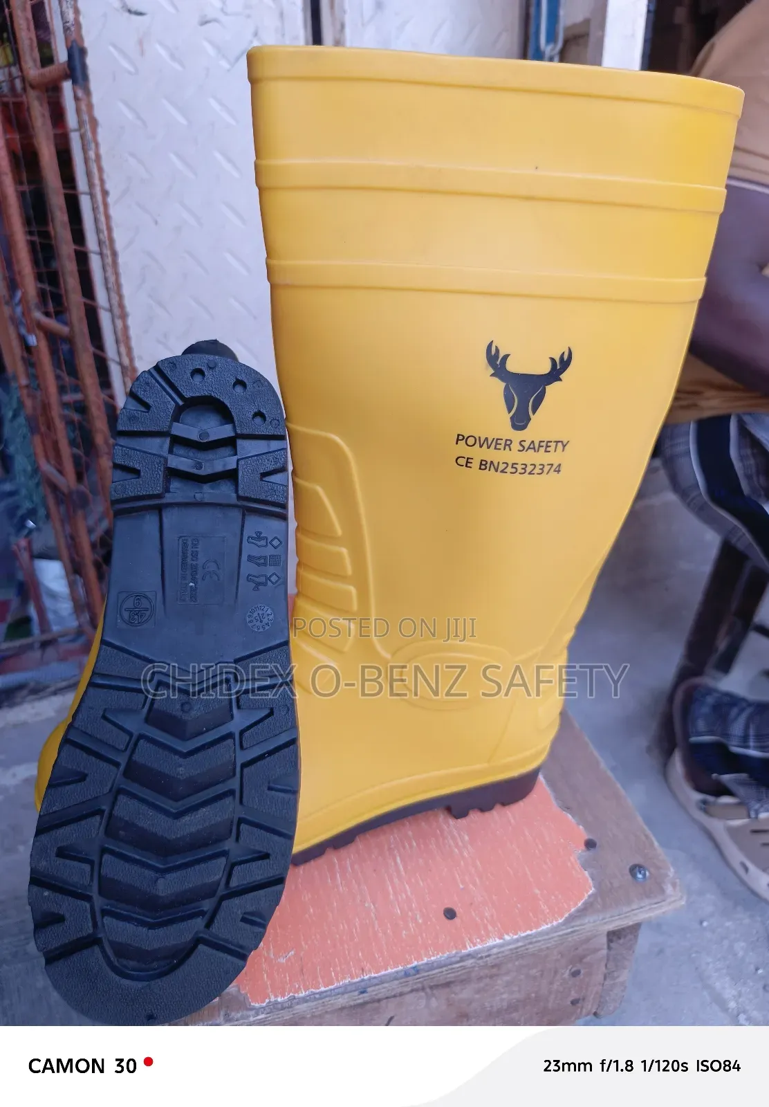 Yellow Safety Rainboot