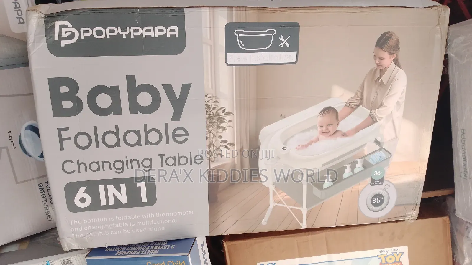 Popypapa 6 in 1 Baby Foldable Changing Table