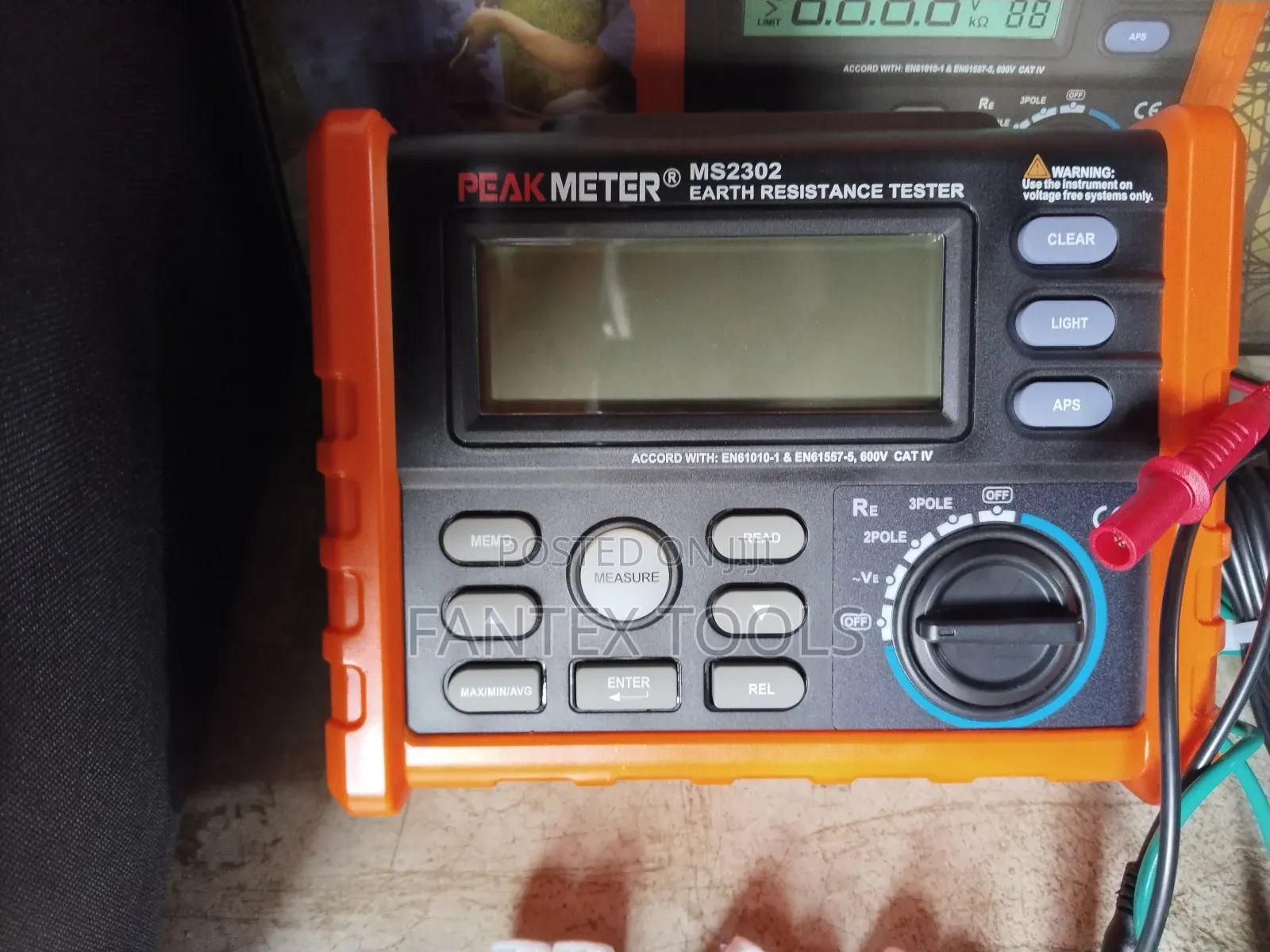 Digital Earth Restance Tester