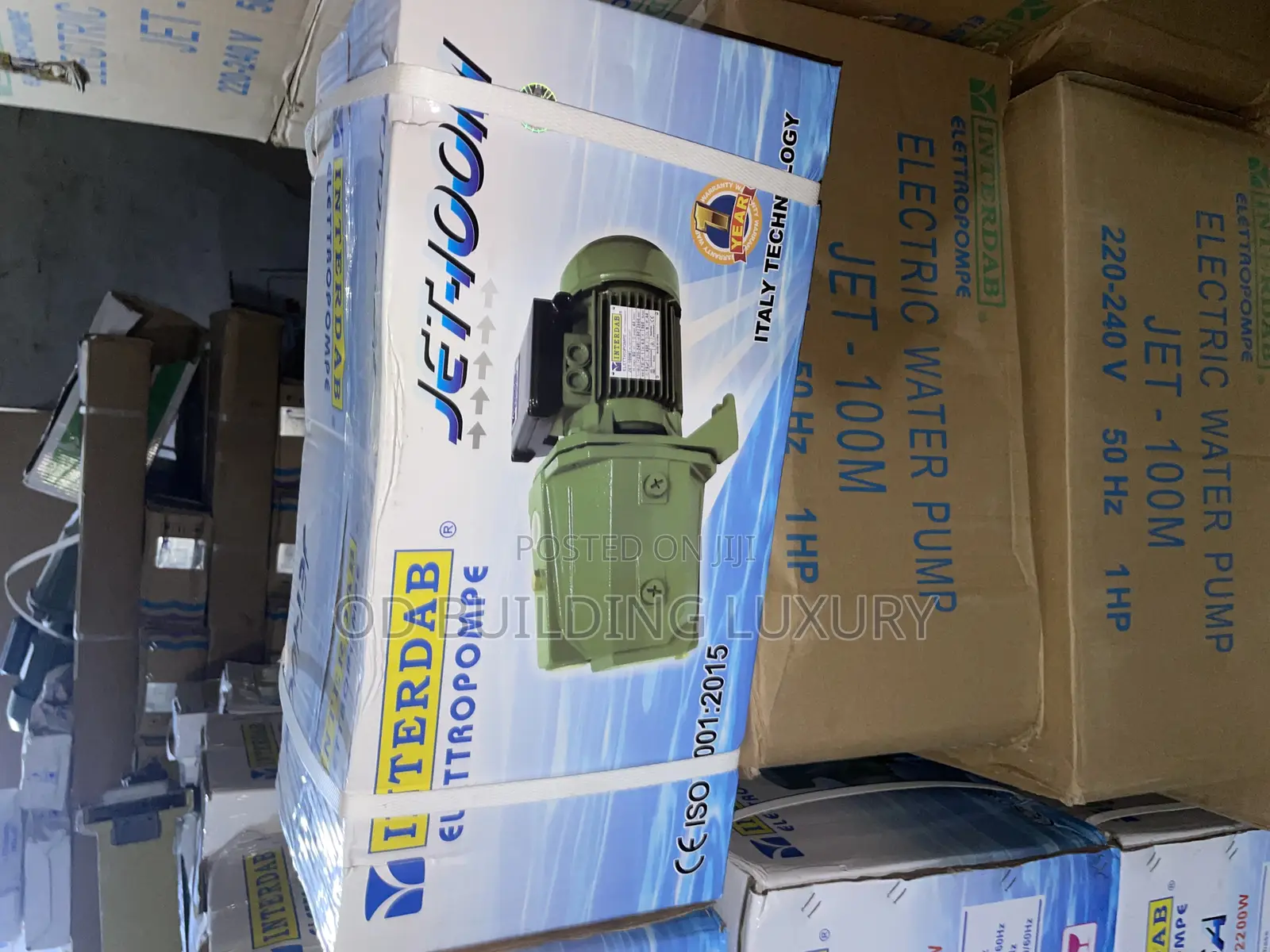 1hp Interdab Jet-100m Surface Water Pumping Machine With Thermostat
