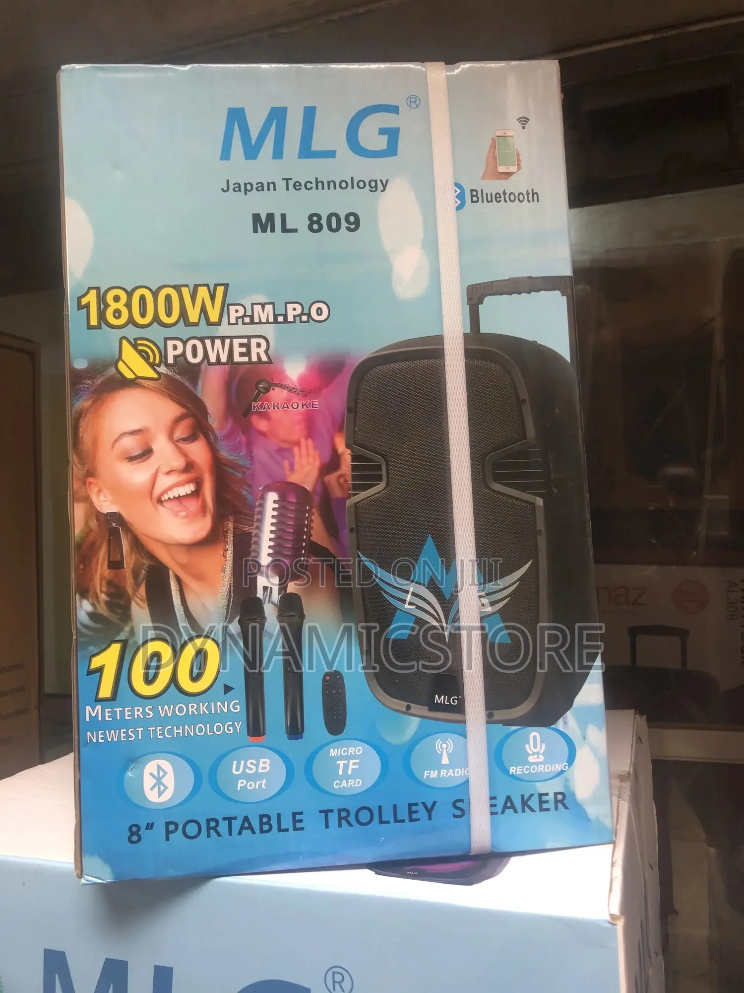 Mlg 8 Inches Public Address System 1800w