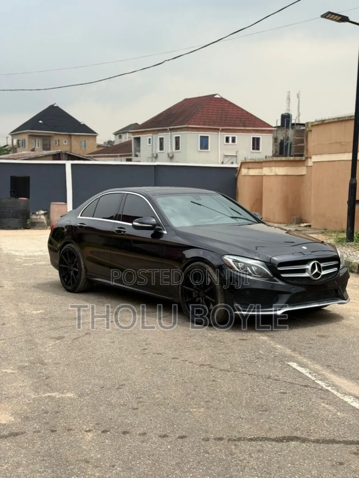 Mercedes-Benz C400 4Matic AWD Sedan (3.0L V6 7A) 2015 Black