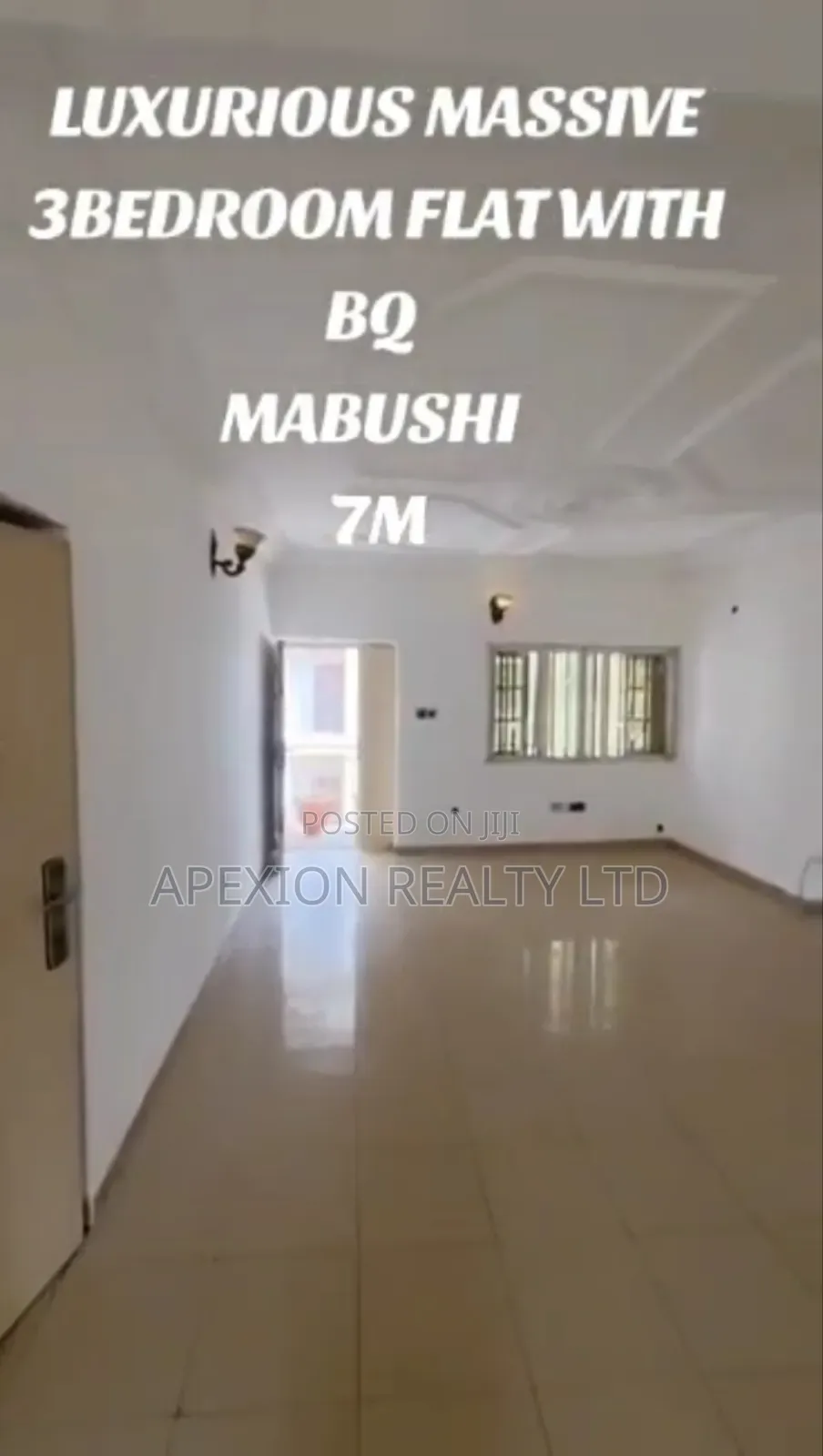 3bdrm Apartment in Apexion Estate, Mabushi for rent