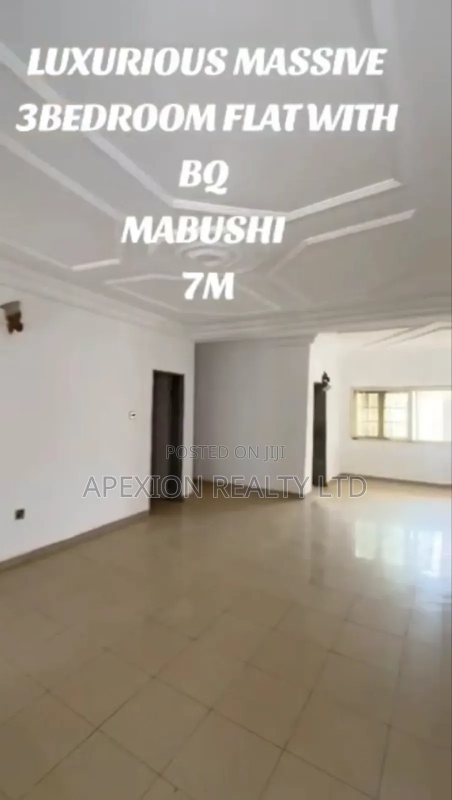 3bdrm Apartment in Apexion Estate, Mabushi for rent
