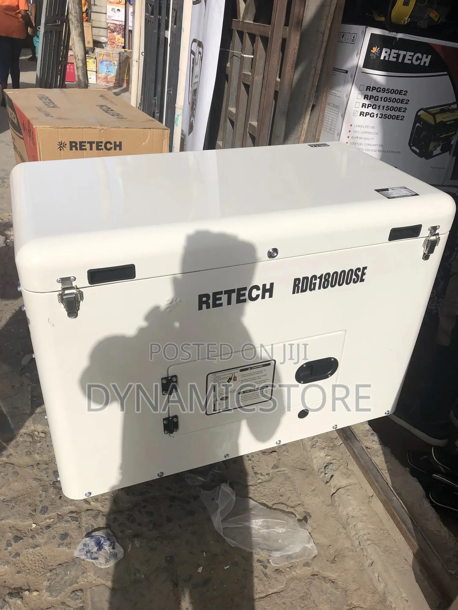 RETECH Soundproof 8.5kva Silent Diesel Generator