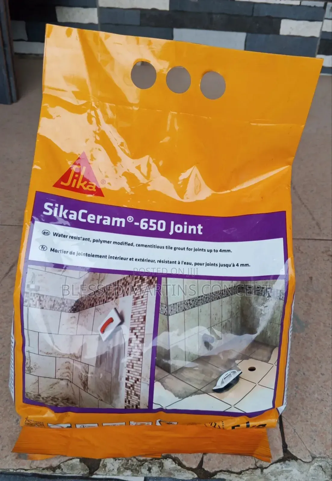 5kg Sika Ceram 650 Joint Grout Cement