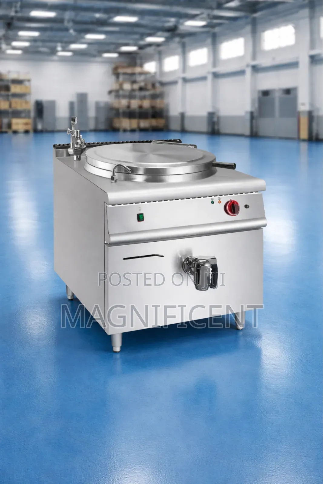 Heavy-Duty Stainless Steel Industrial Tilting Kettle Cooker – Commerci