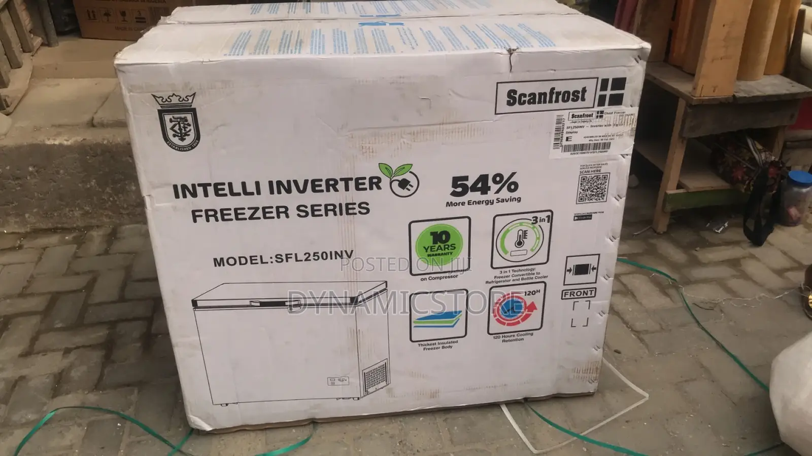 Scanfrost 250l Inverter Freezer