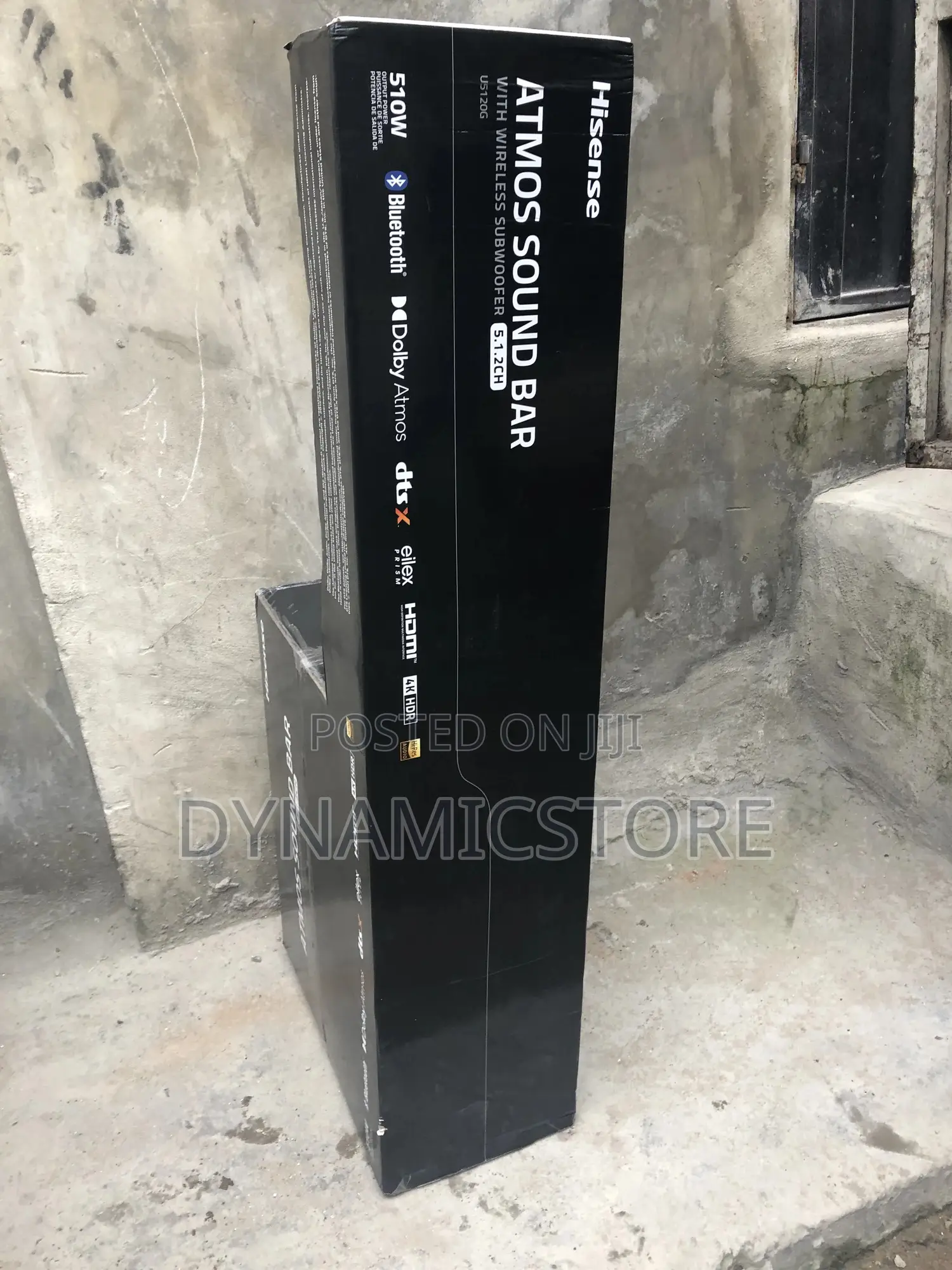 Hisense Sound Bar, 510w, 5.1.2 Ch,Dolby Atoms,Wireless