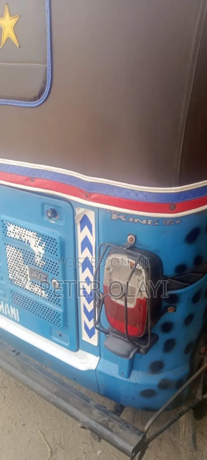 TVS King Deluxe Plus iTouch Start 2023 Blue