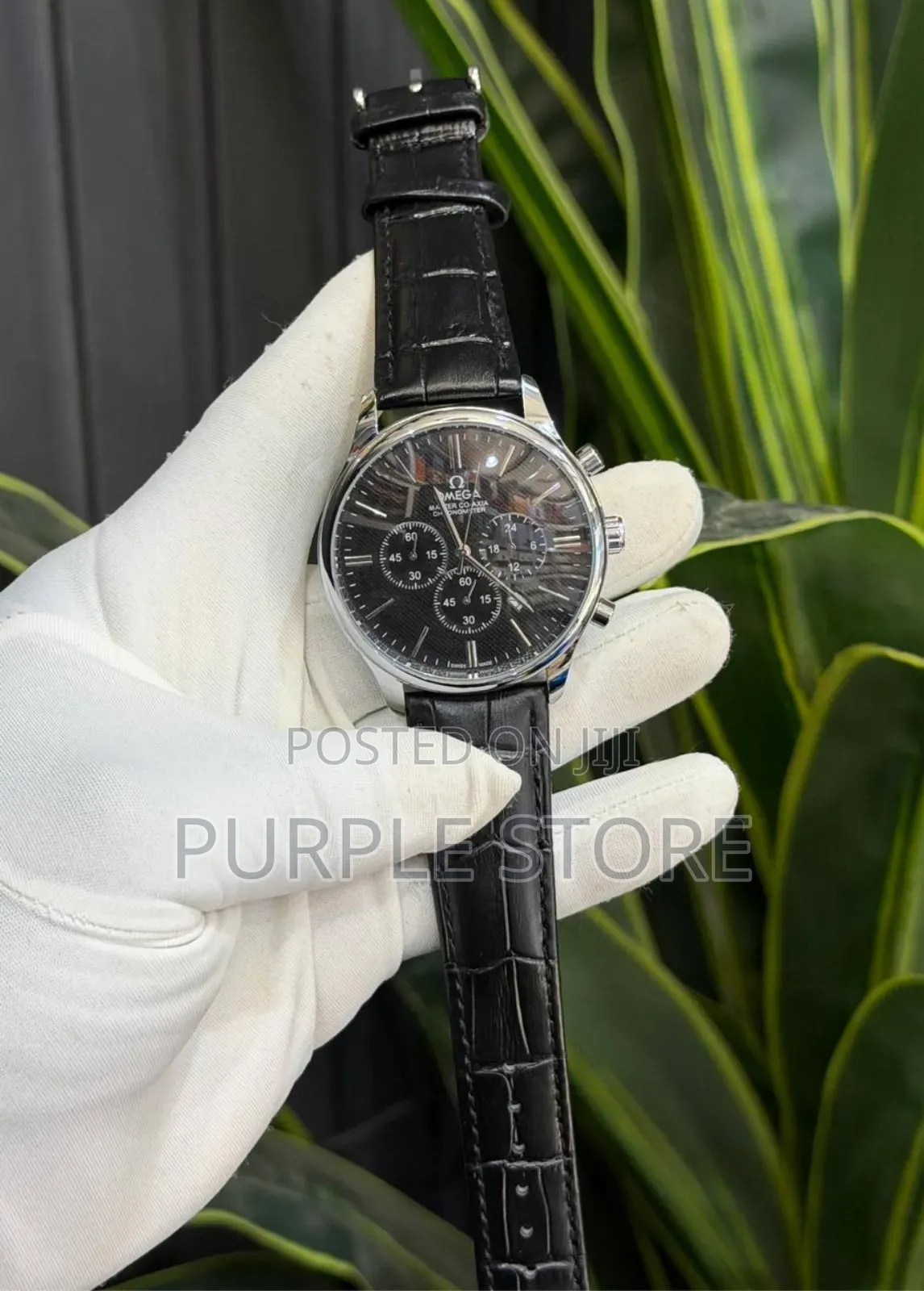 Omega Leather Functional-Chronograph 