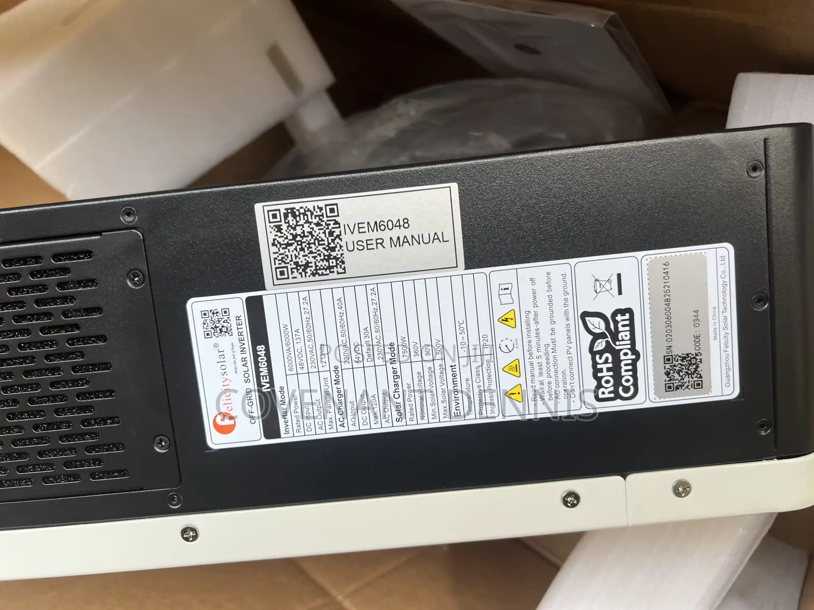 Felicity 6kva/6000w 48v Hybrid Inverter
