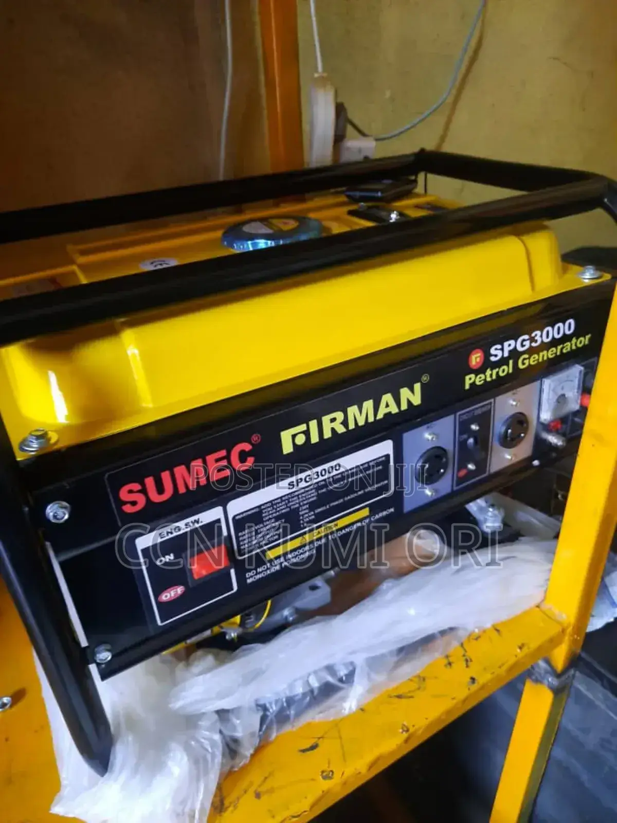 Sumec Firman Spg3000 Generator. 3.5kva  Copper Coil