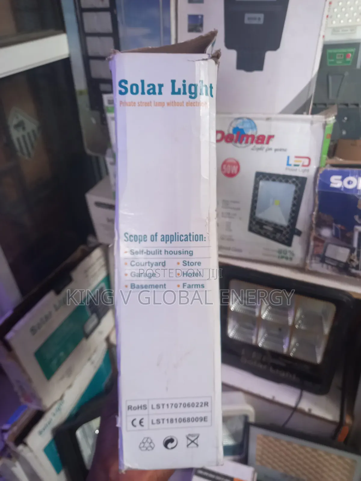 Solar Light Ip65 400watts Private Street Lamp Without Electricity