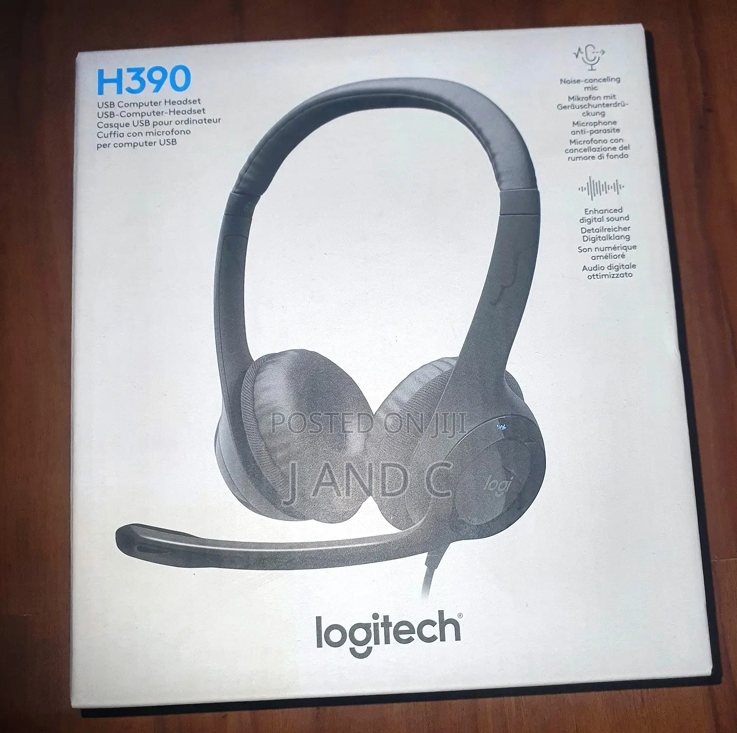 Logitech H390 Headset With Noise-Canceling Mic