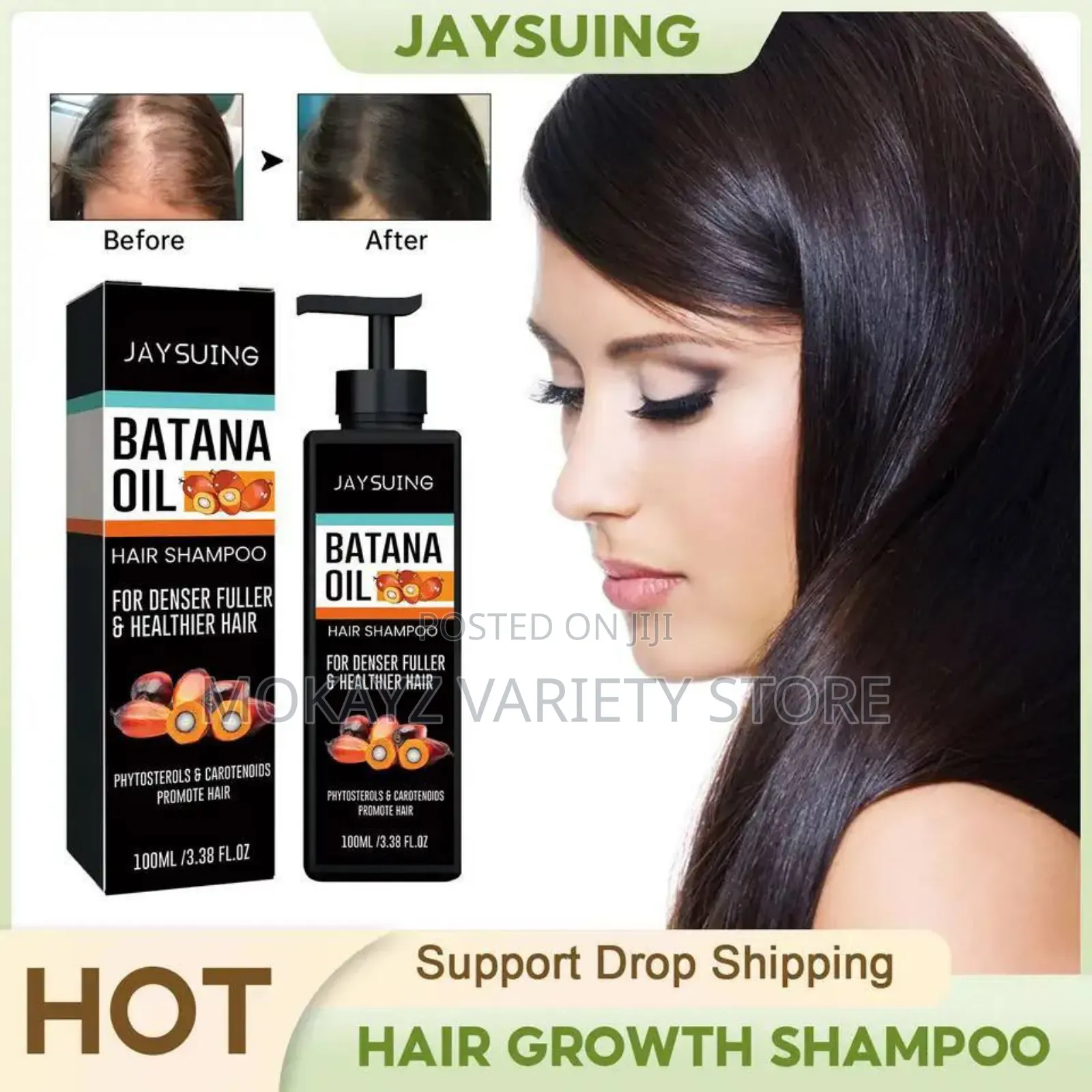 Jasuing Batana Hair Shampoo (For Denser, Fuller Healthier Hair)