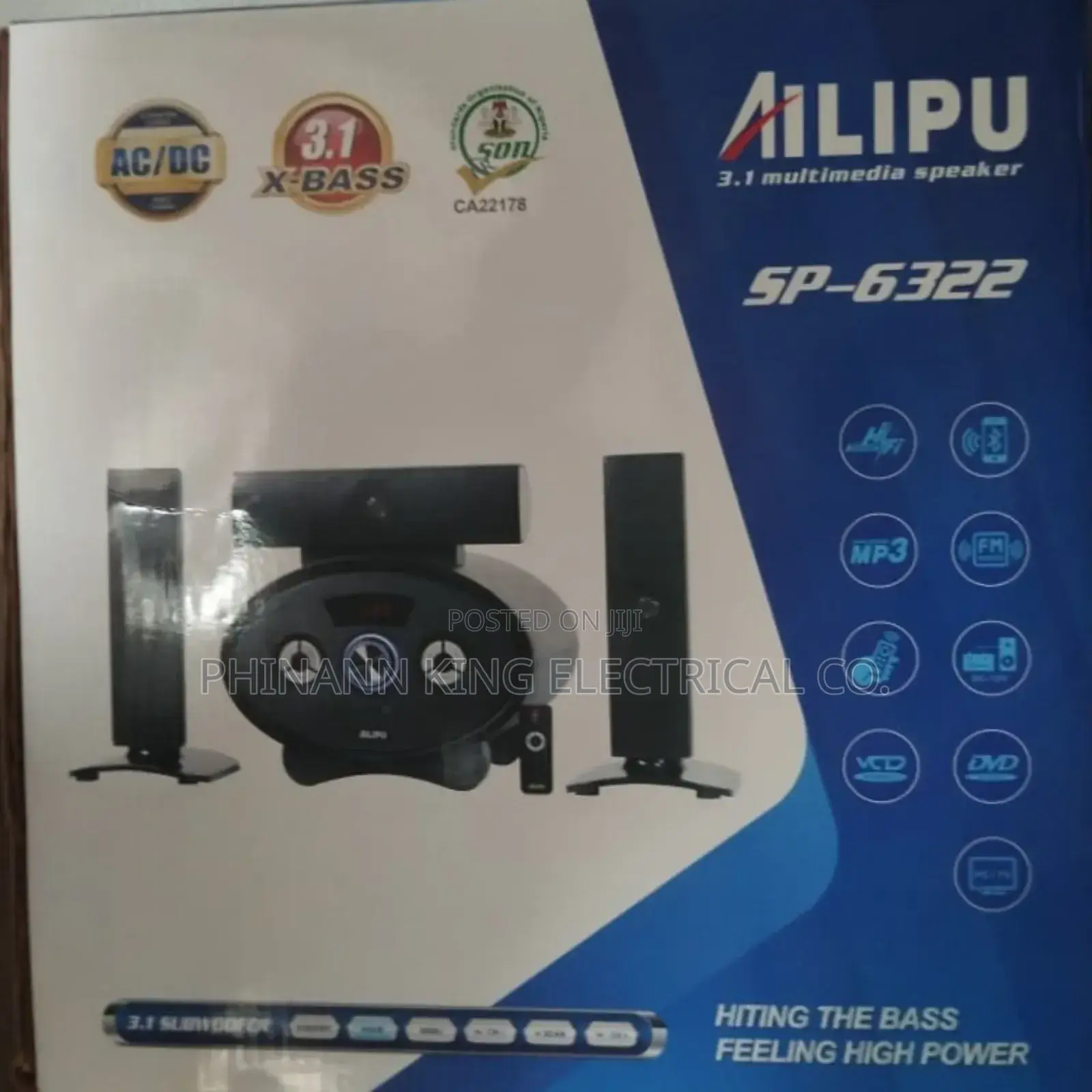 Ailpu Home Theater Speak 3.1 Sp 6322
